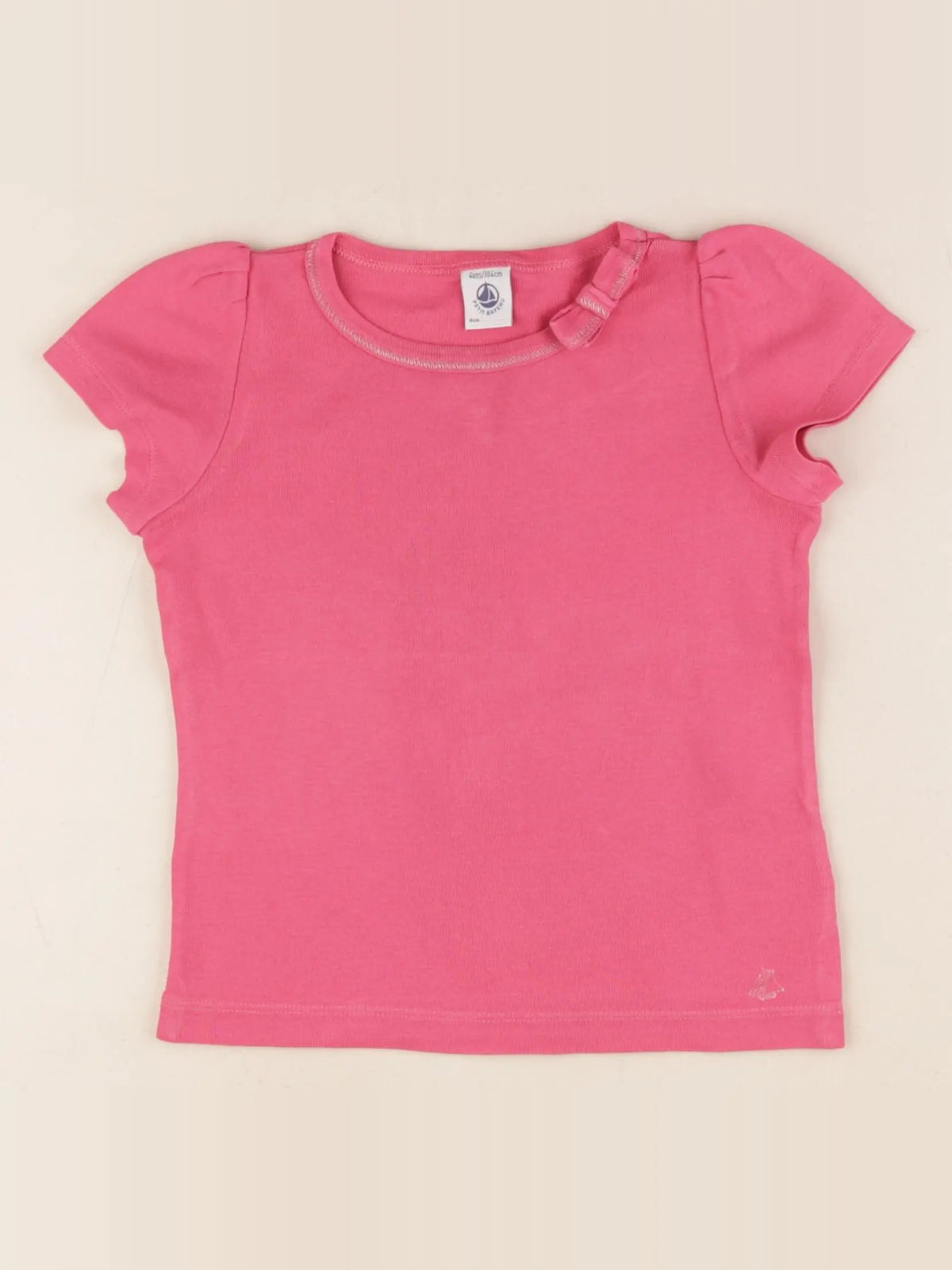 Petit Bateau - tee-shirt rose - 4 ans