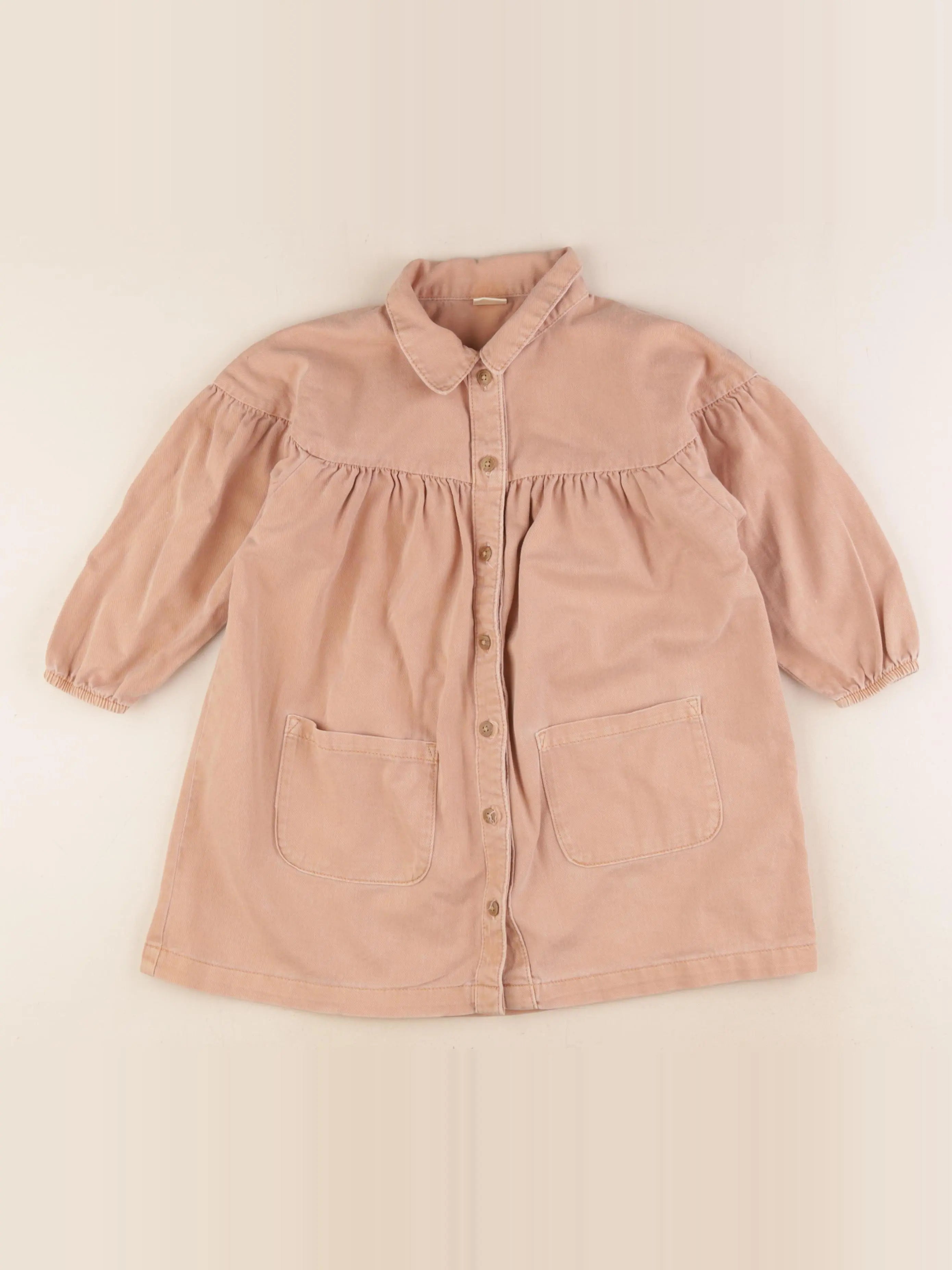 Next - robe marron - 3/4 ans