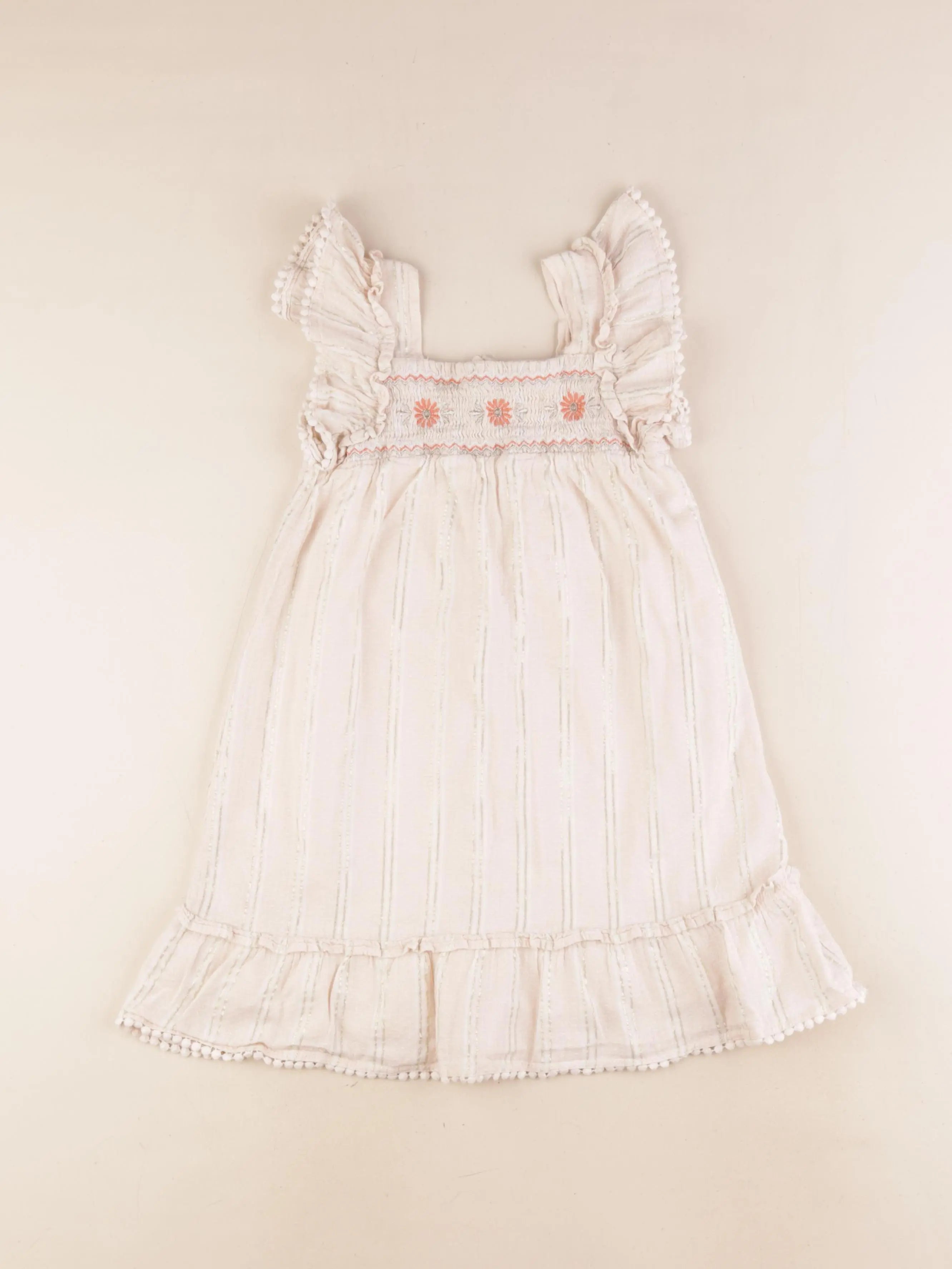 Eden & Victor - robe rose, or - 6 ans