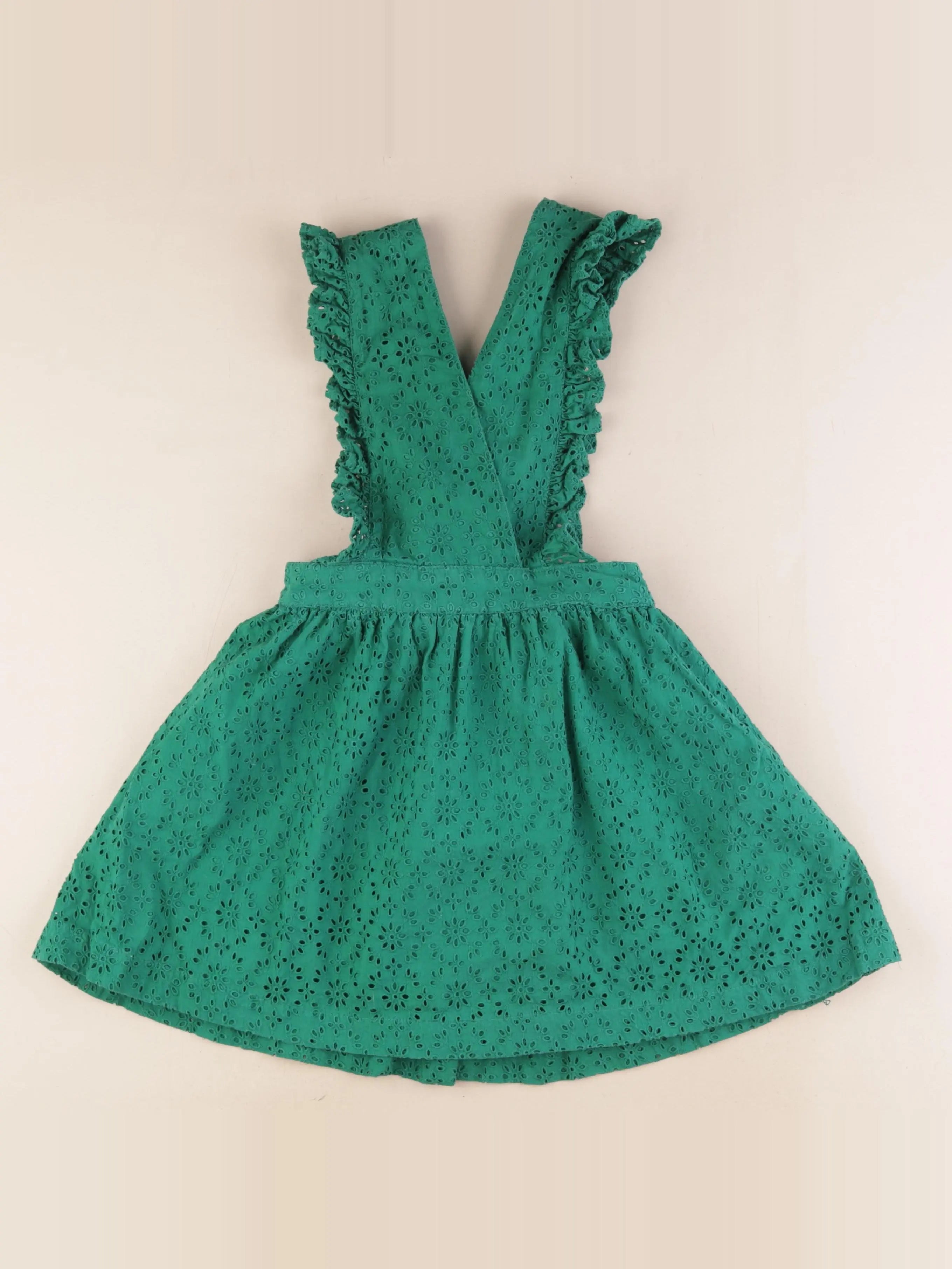 Monoprix - robe vert - 6 ans