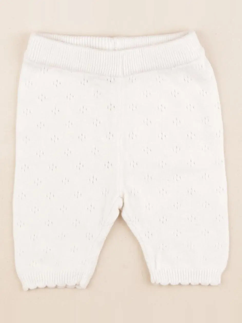 Tape à l'oeil - legging blanc - 1 mois