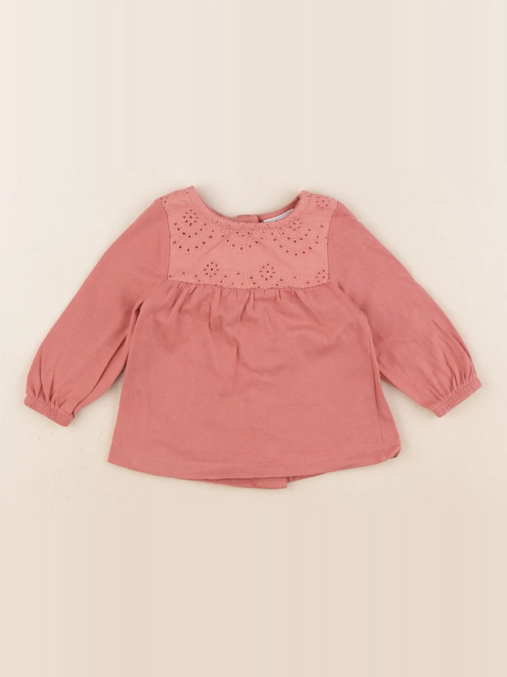 Tape à l'oeil - tee-shirt rose - 1 mois