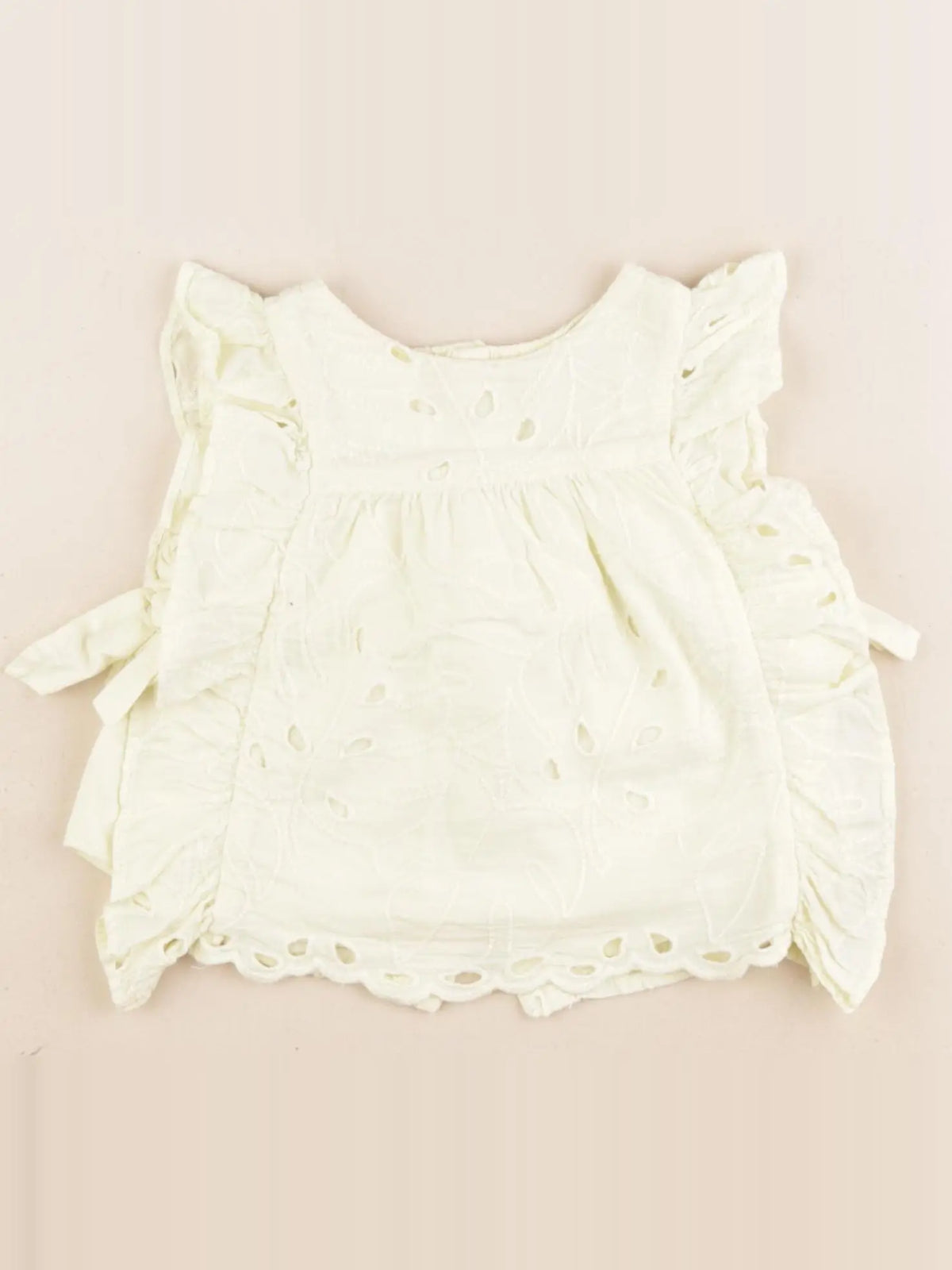 Zara - blouse jaune - 9/12 mois