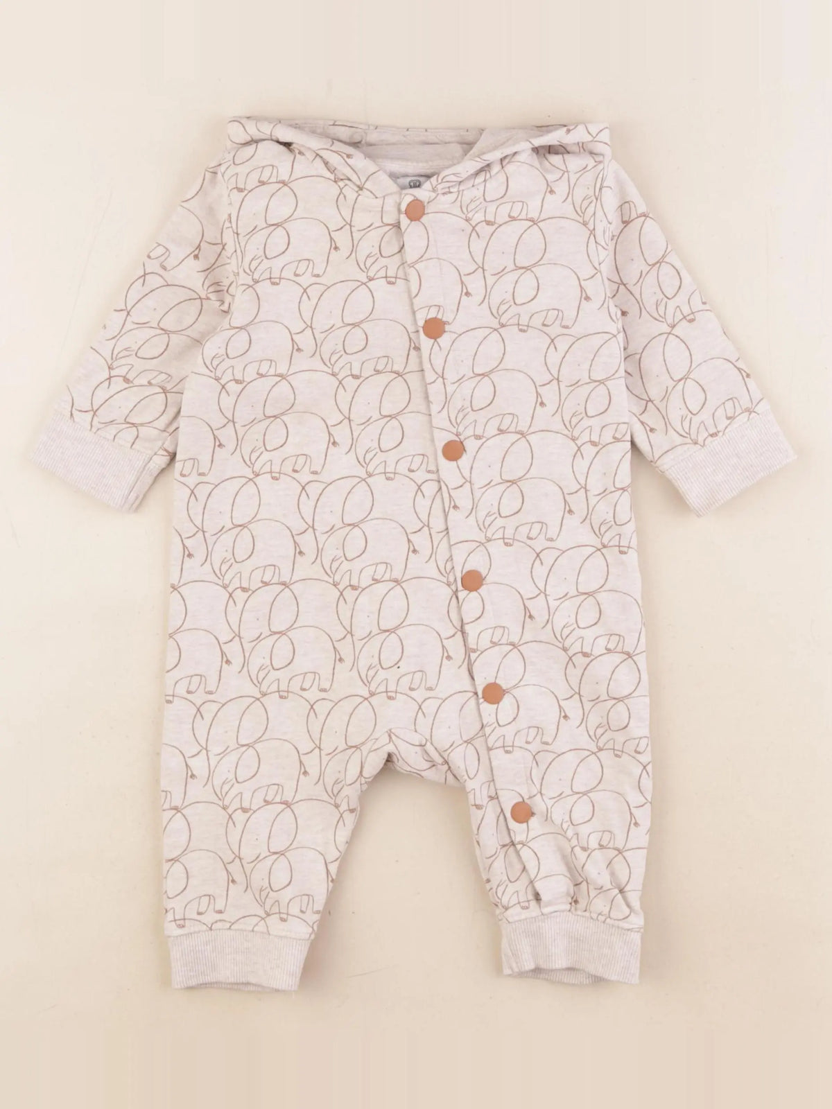 La Redoute - combinaison beige - 6 mois