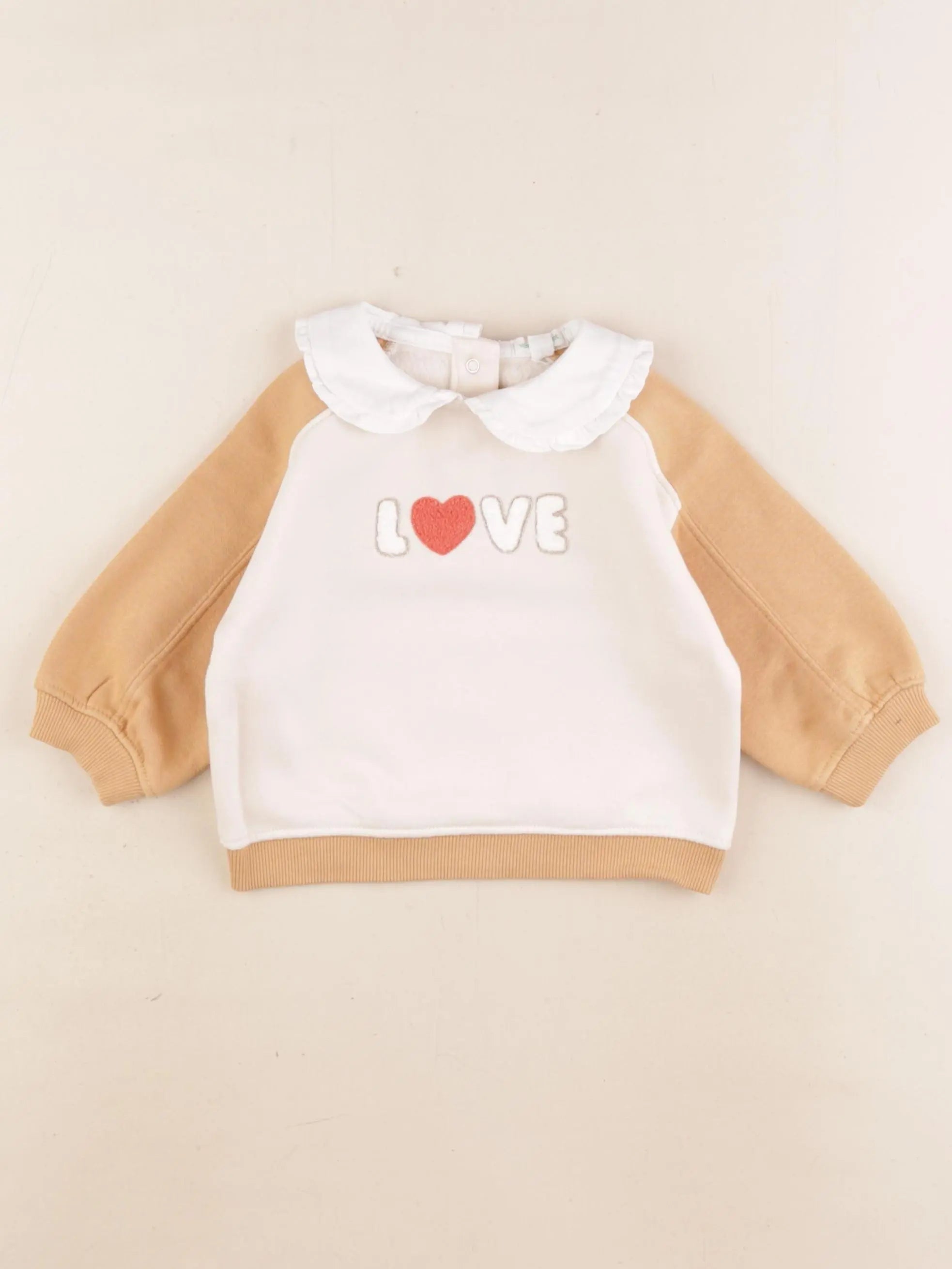 Vertbaudet - sweat multicolore - 9 mois