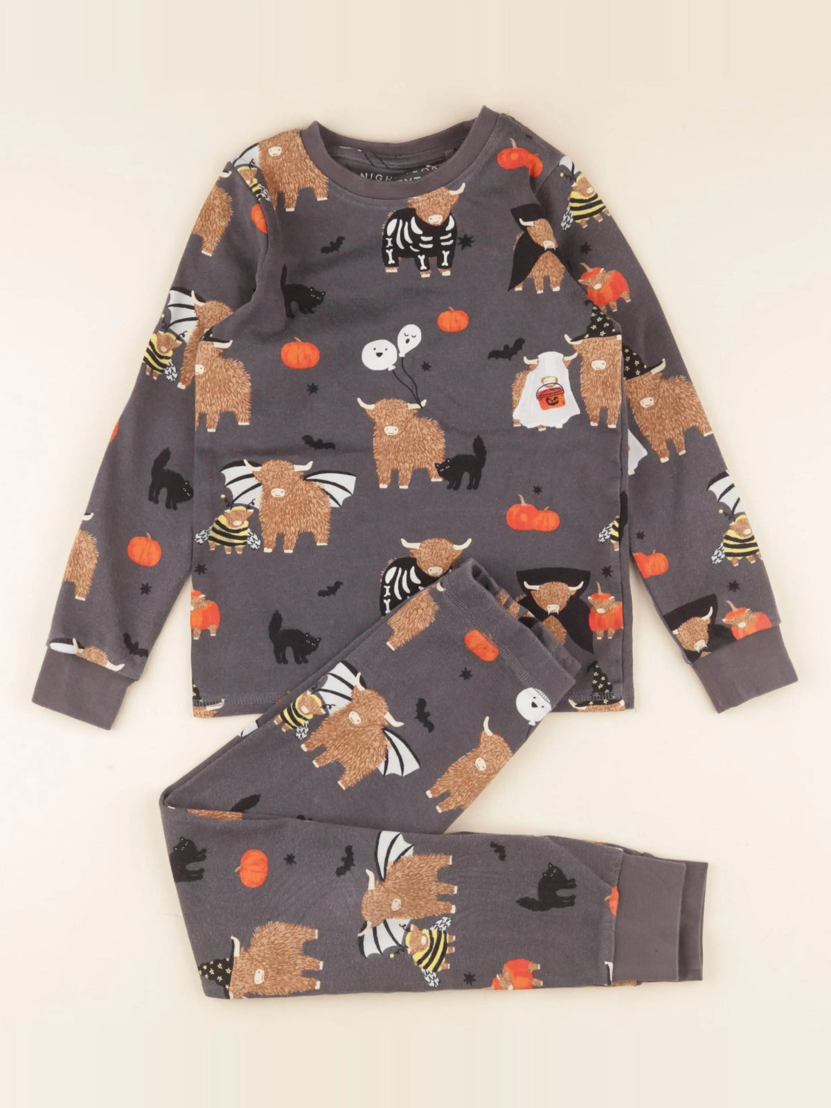 Next - pyjama coton gris - 7/8 ans