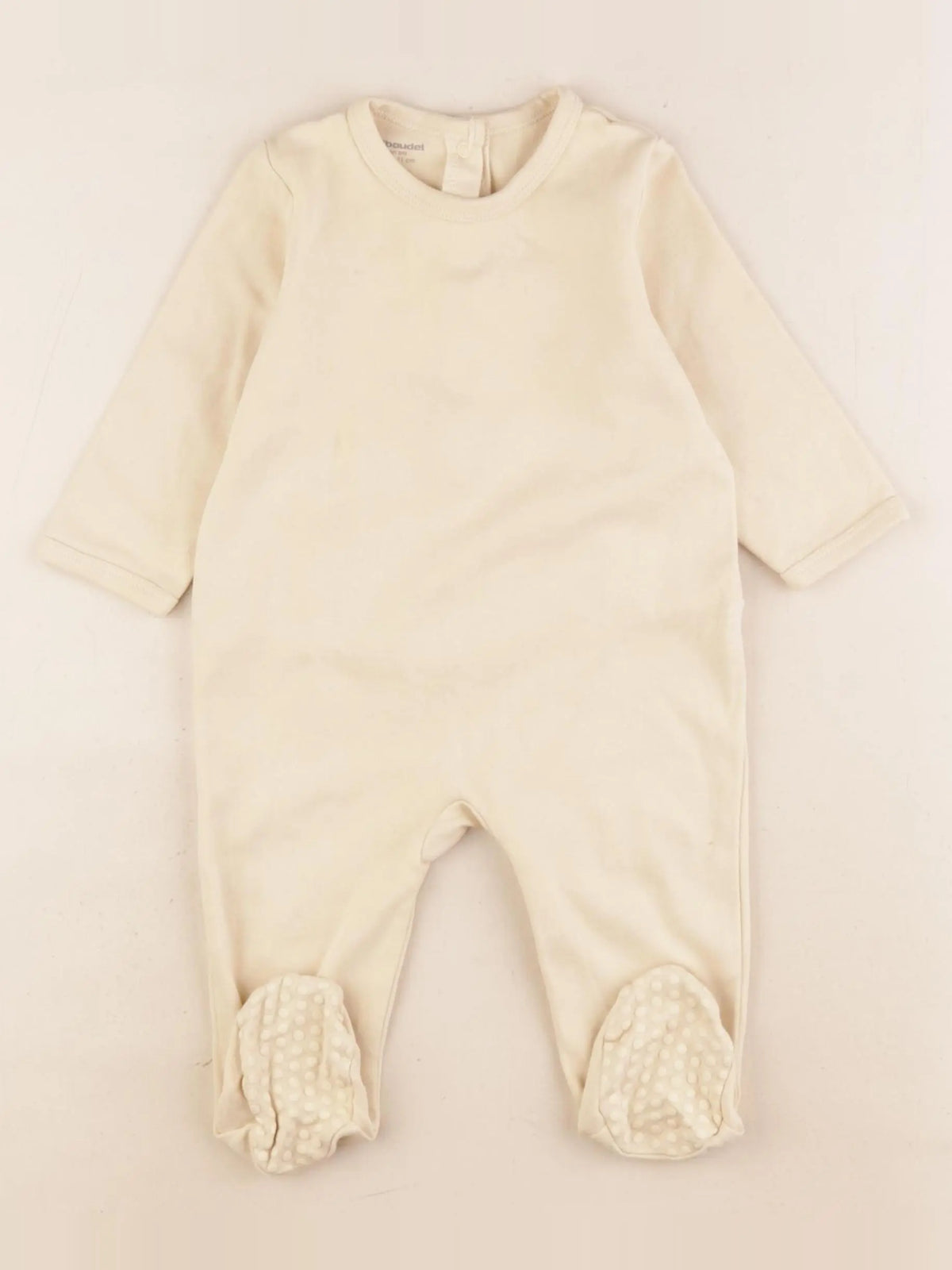 Vertbaudet - pyjama coton jaune - 9 mois