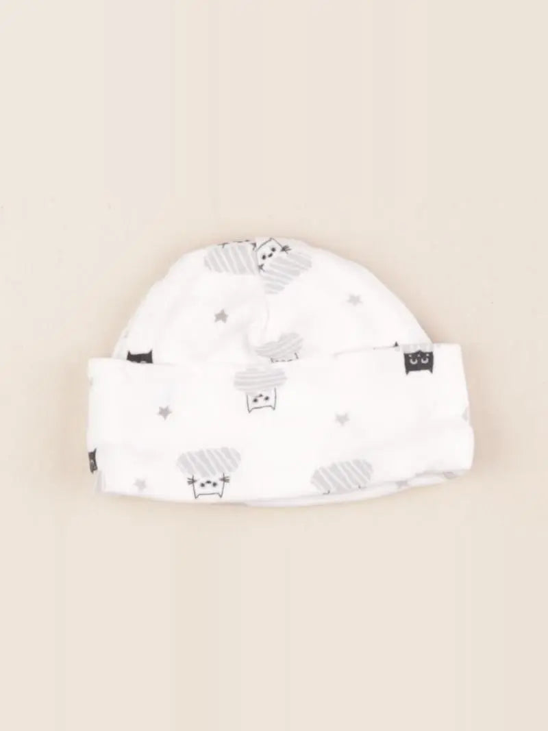 Vertbaudet - bonnet de naissance blanc - 0/1 mois