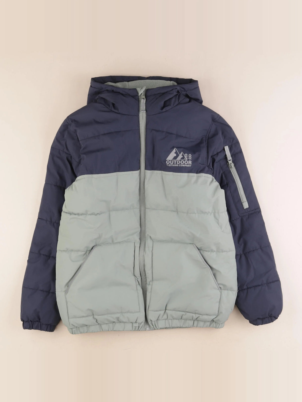 Vertbaudet - doudoune vert - 12 ans