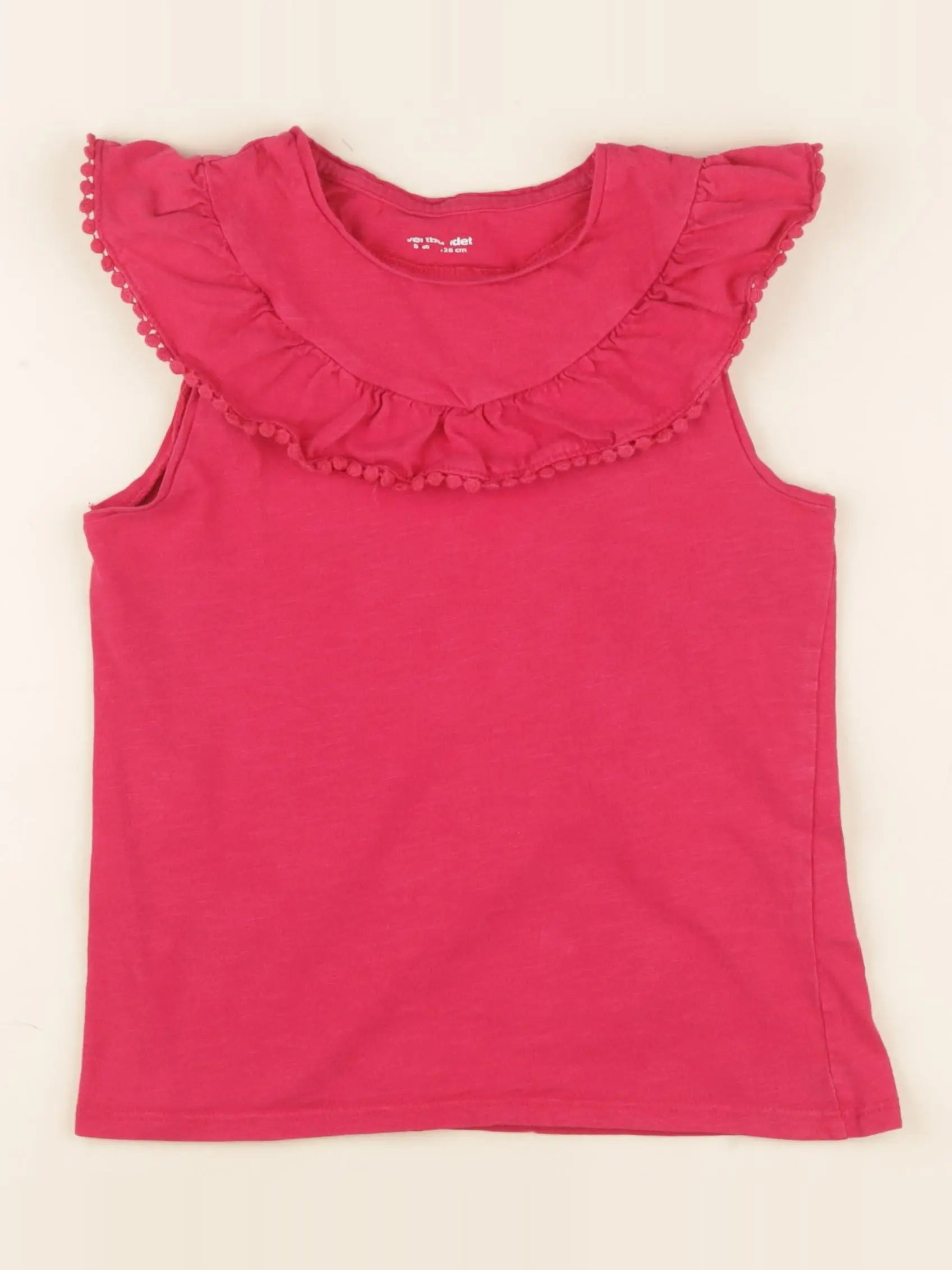 Vertbaudet - tee-shirt rose - 8 ans