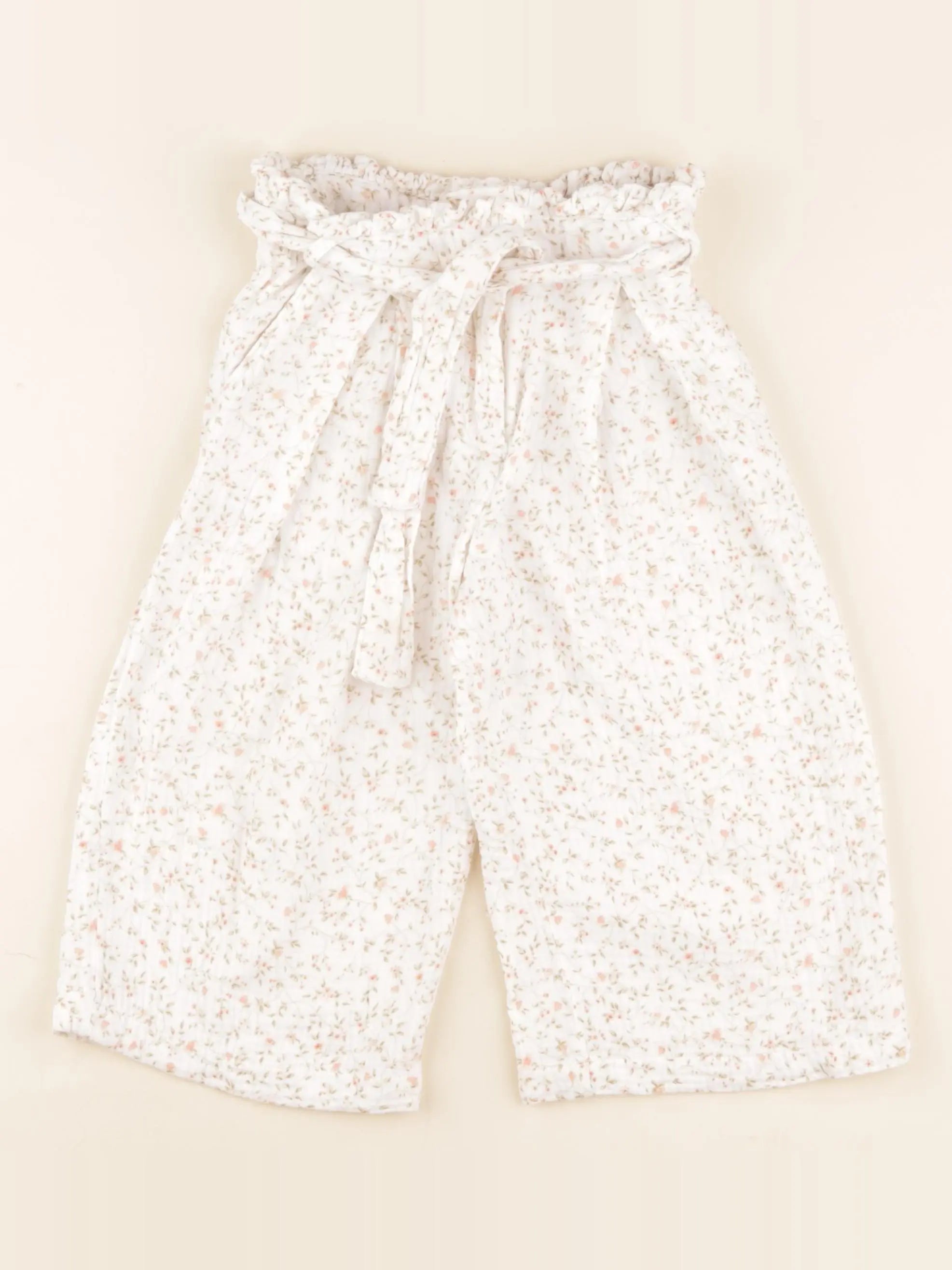 Vertbaudet - pantalon blanc - 4 ans