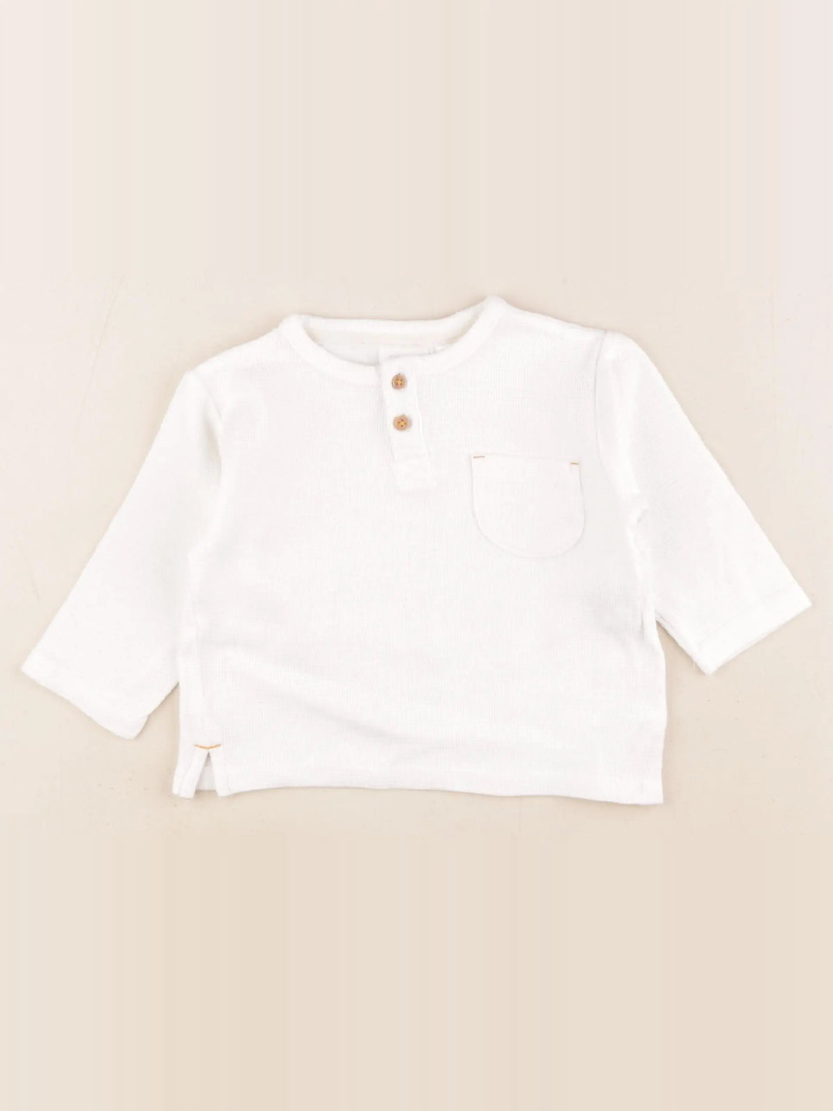 Zara - tee-shirt blanc - 6/9 mois
