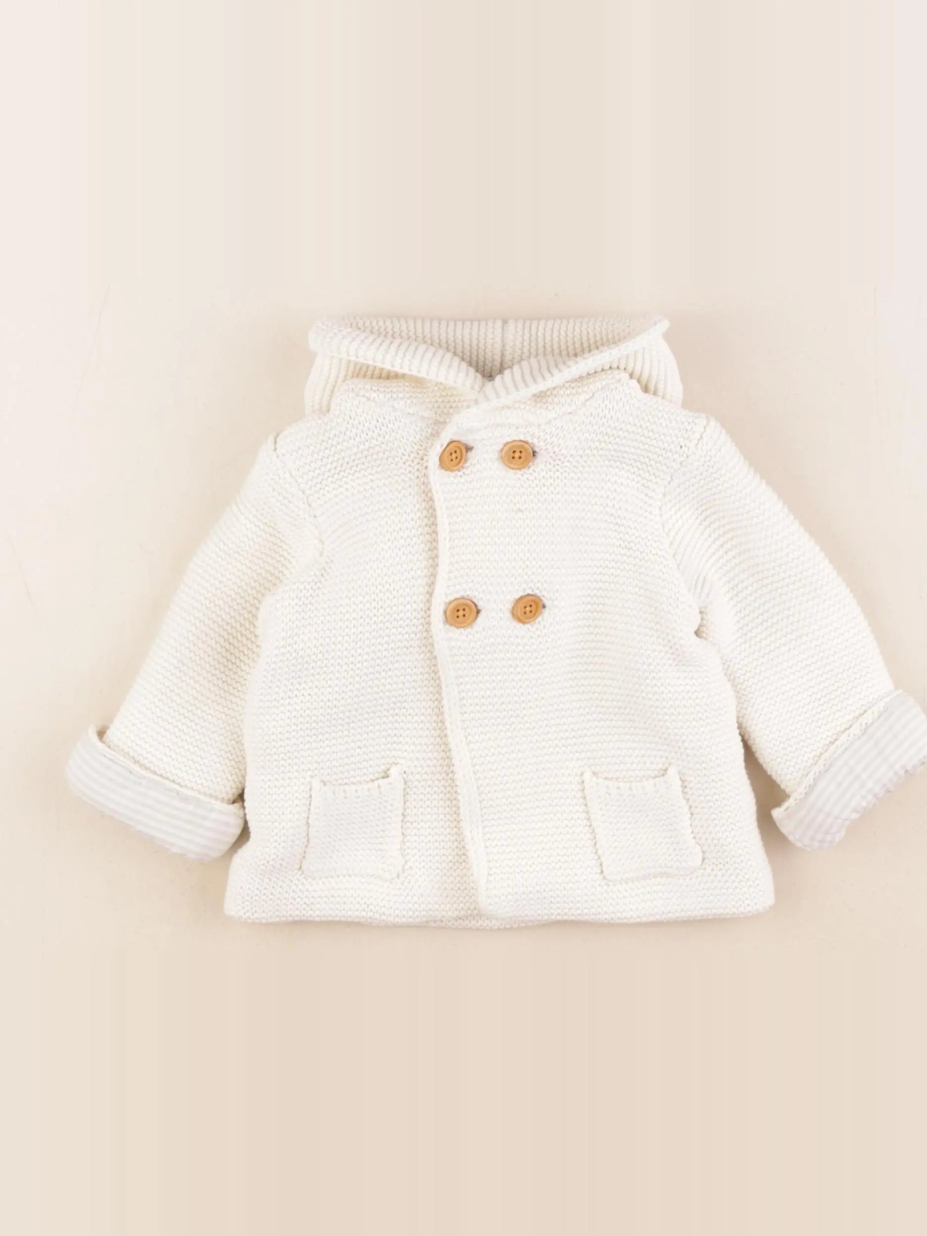 Cyrillus - veste doublé beige - 9 mois