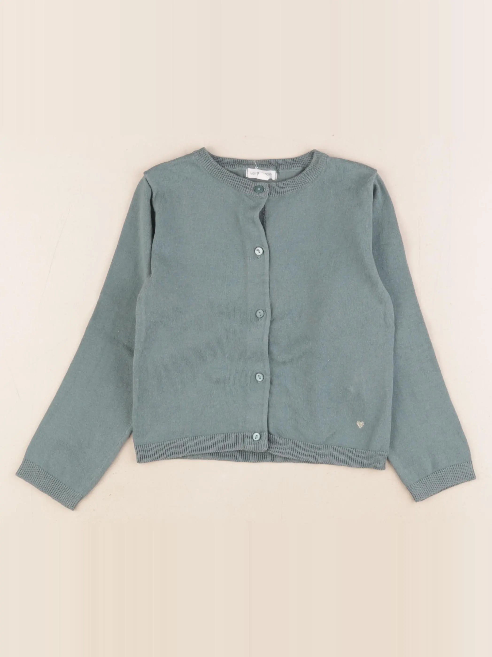 Vertbaudet - gilet vert - 4 ans