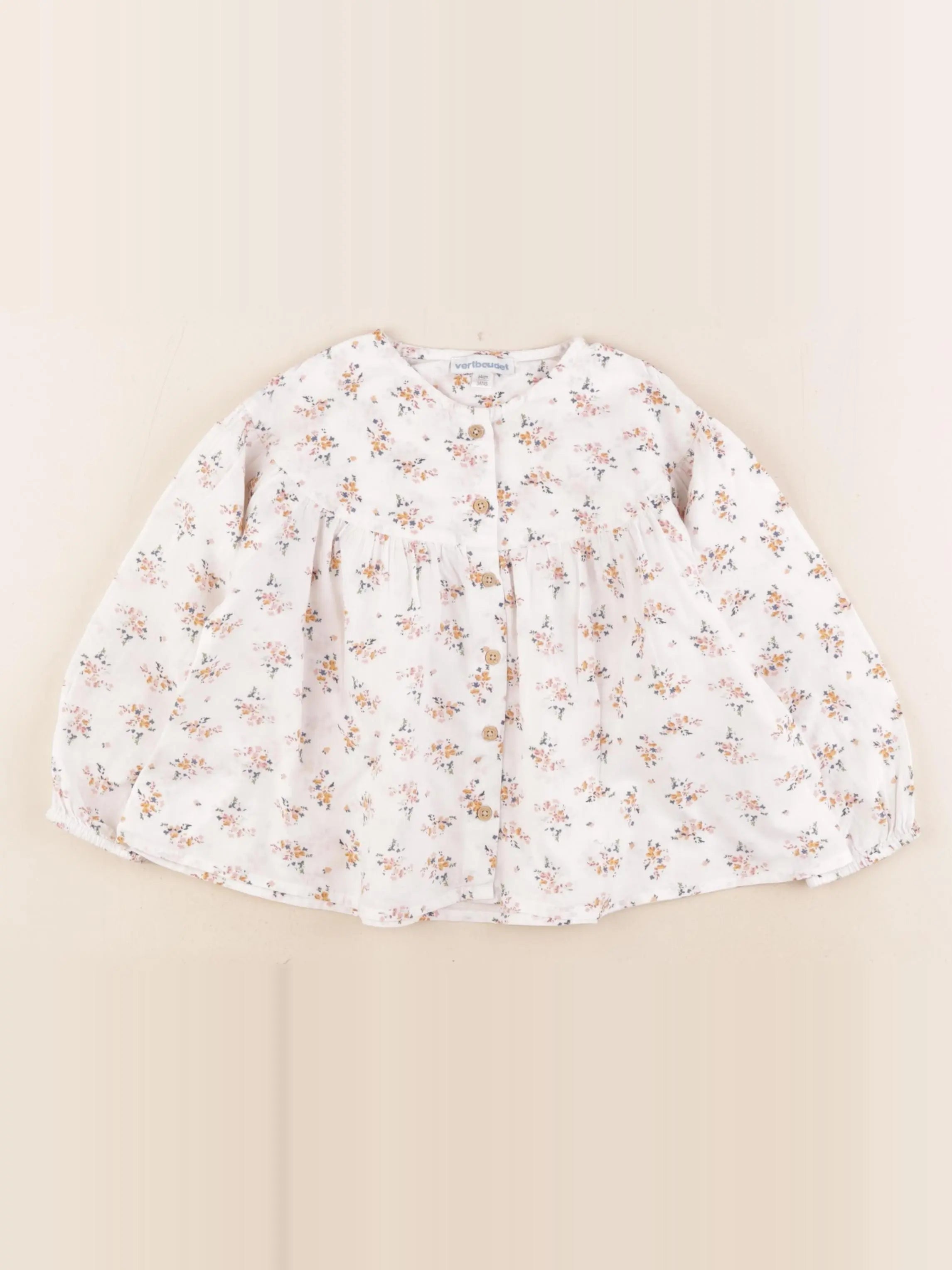 Vertbaudet - blouse blanc - 3 ans