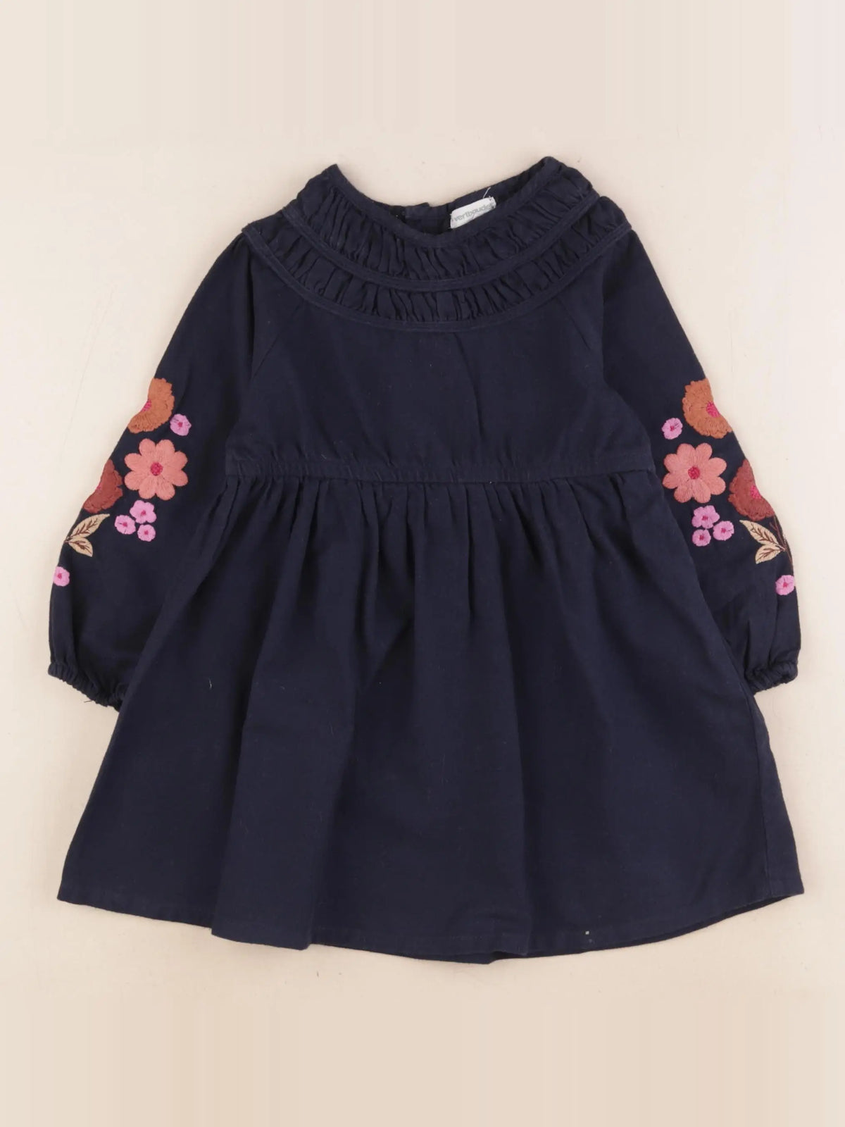Vertbaudet - robe bleu - 3 ans