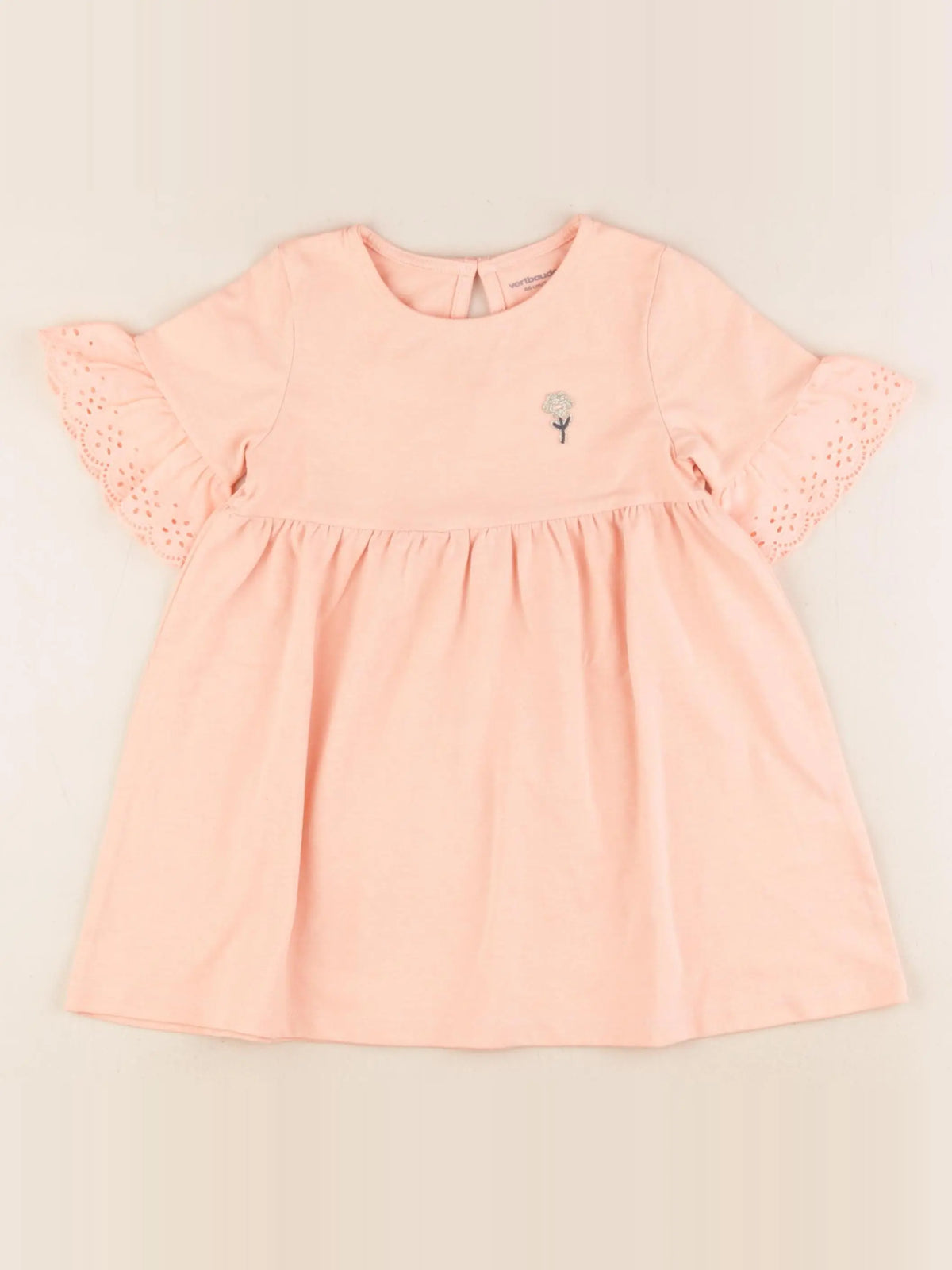 Vertbaudet - robe rose - 2 ans