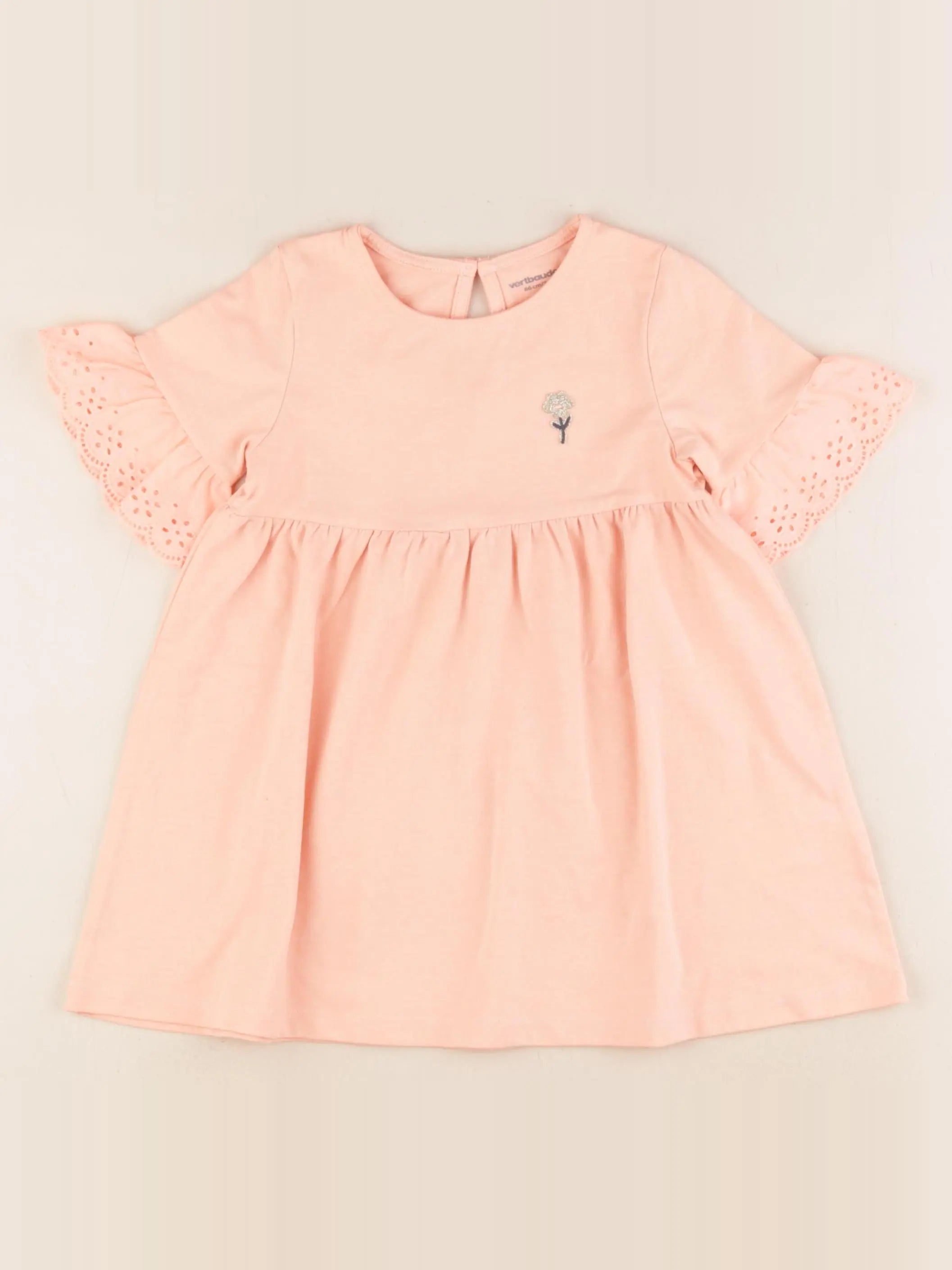 Vertbaudet - robe rose - 2 ans
