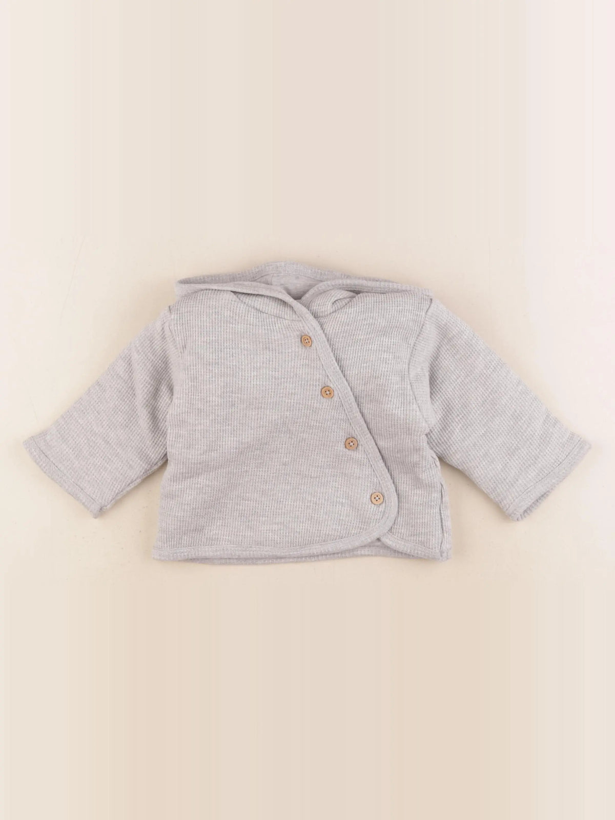 Mango - gilet gris - 3/6 mois