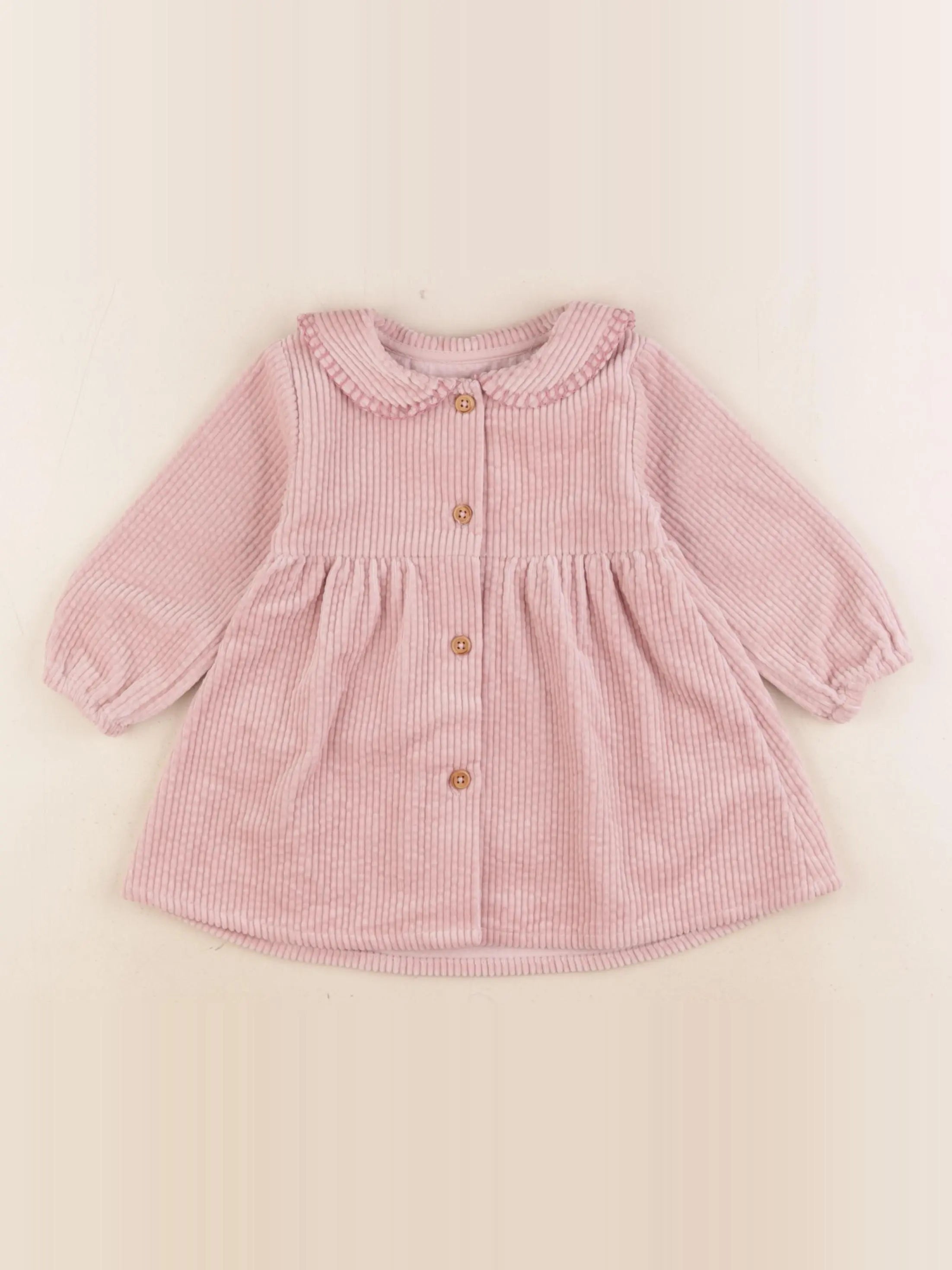 Zara - robe rose - 6/9 mois