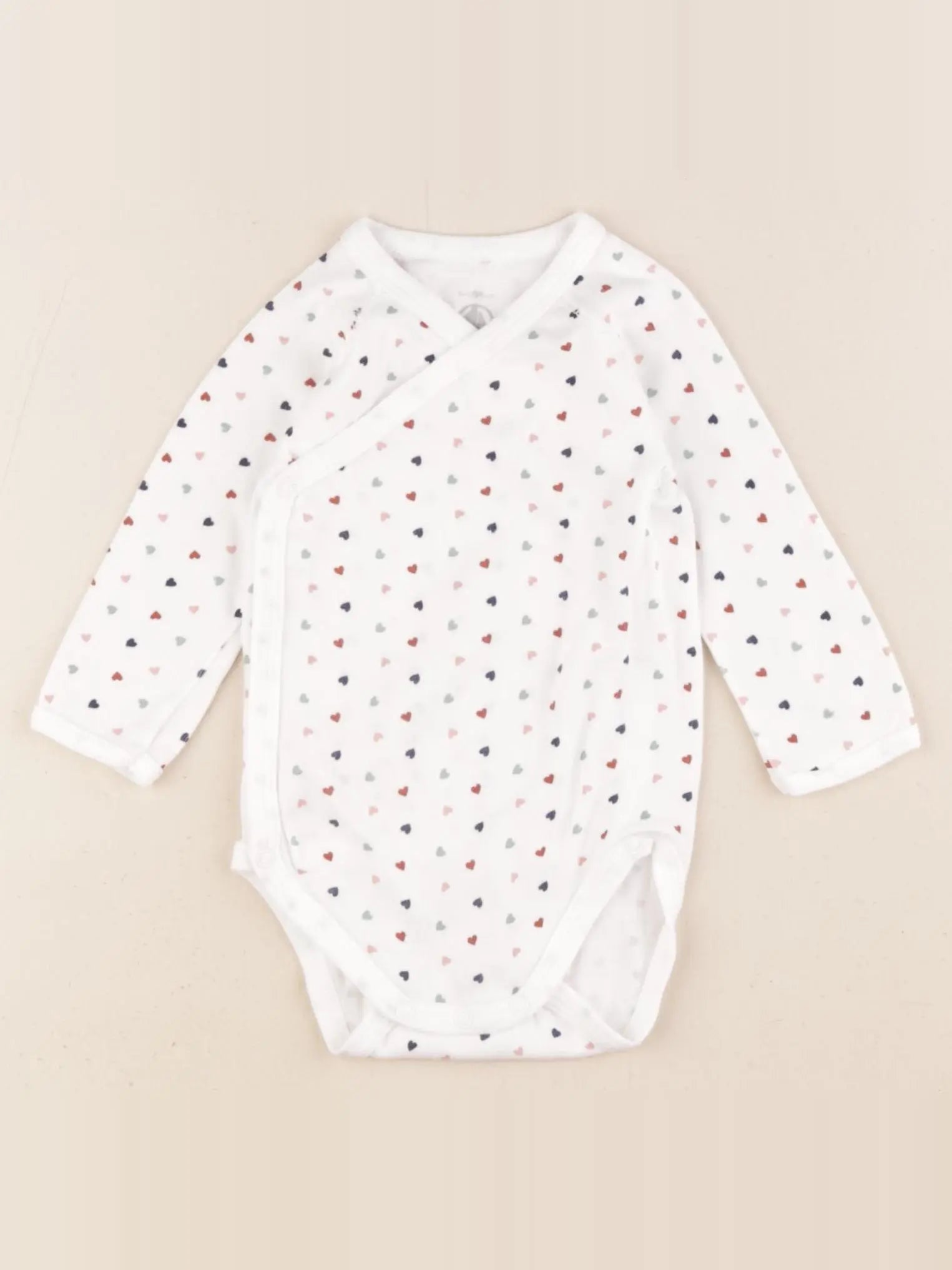 Petit Bateau - body blanc - 6 mois