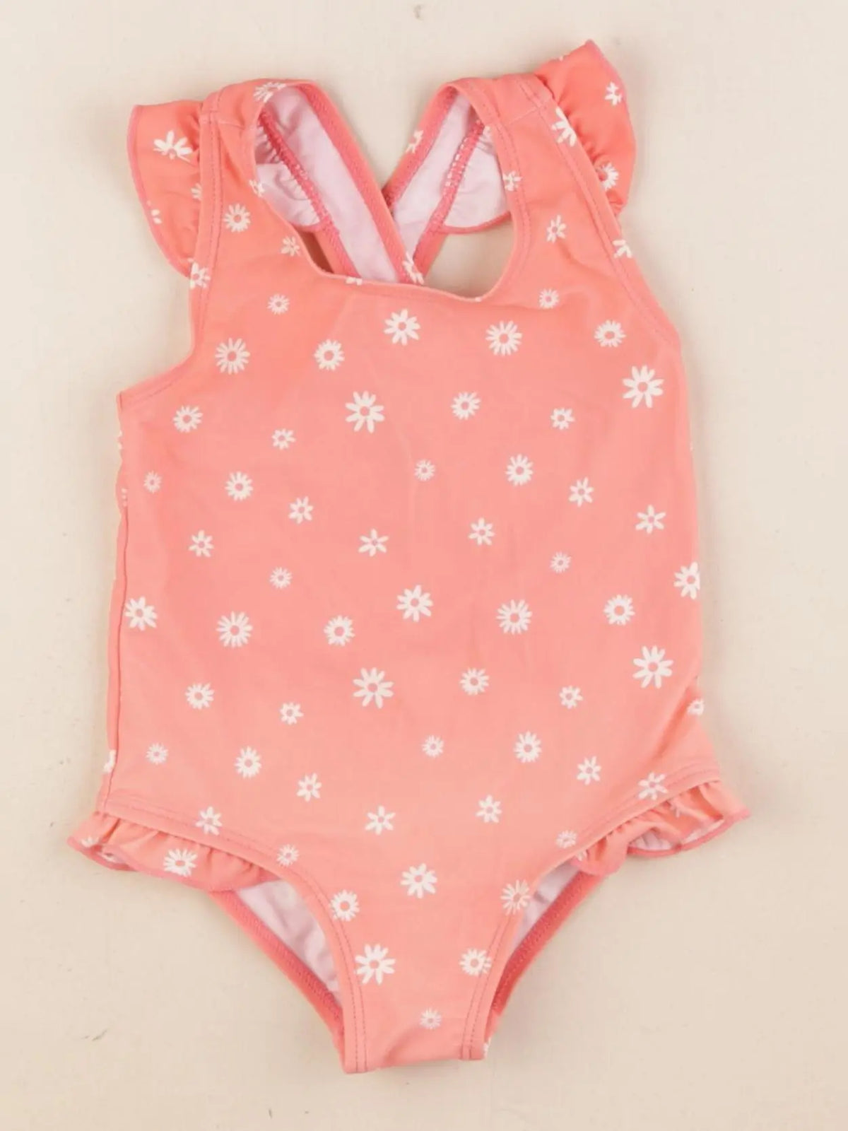 Vertbaudet - maillot de bain rose - 18 mois