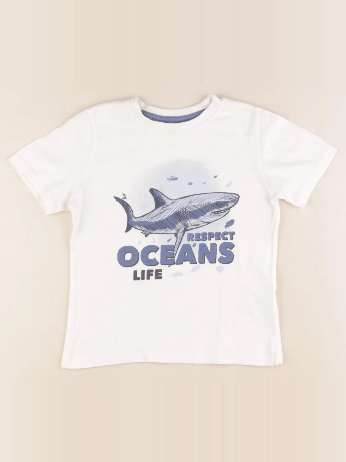 Vertbaudet - tee-shirt blanc - 5 ans