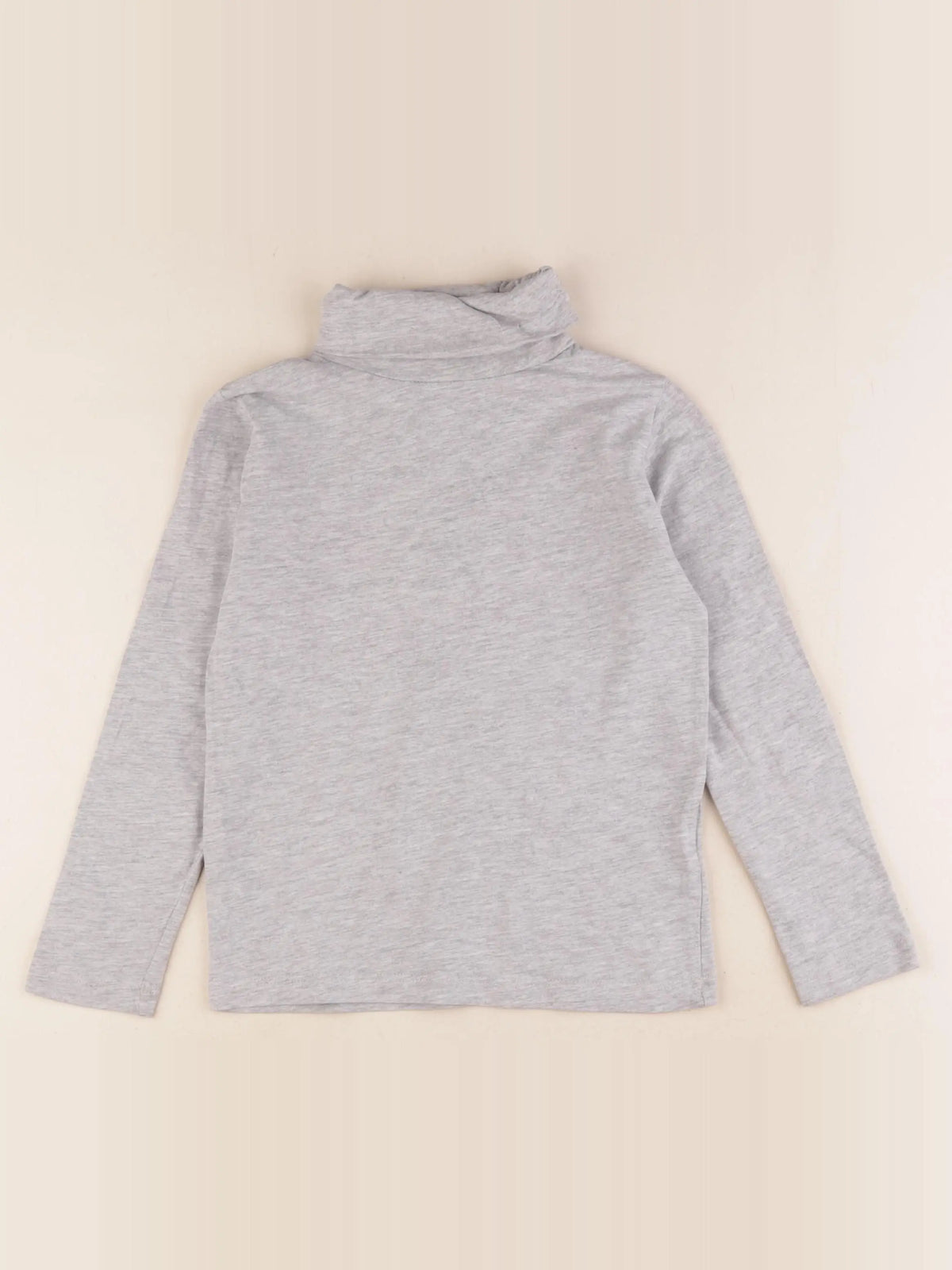 Monoprix - sous-pull gris - 6 ans