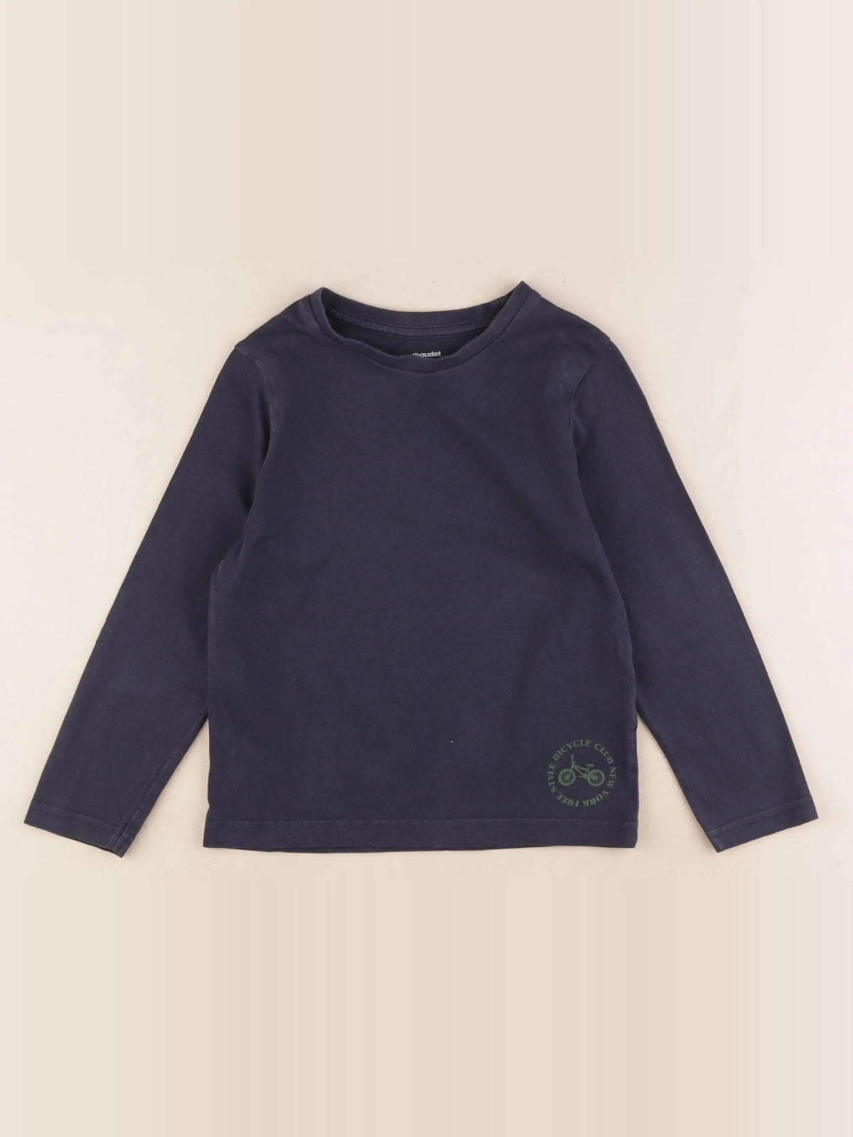 Vertbaudet - tee-shirt bleu - 5 ans