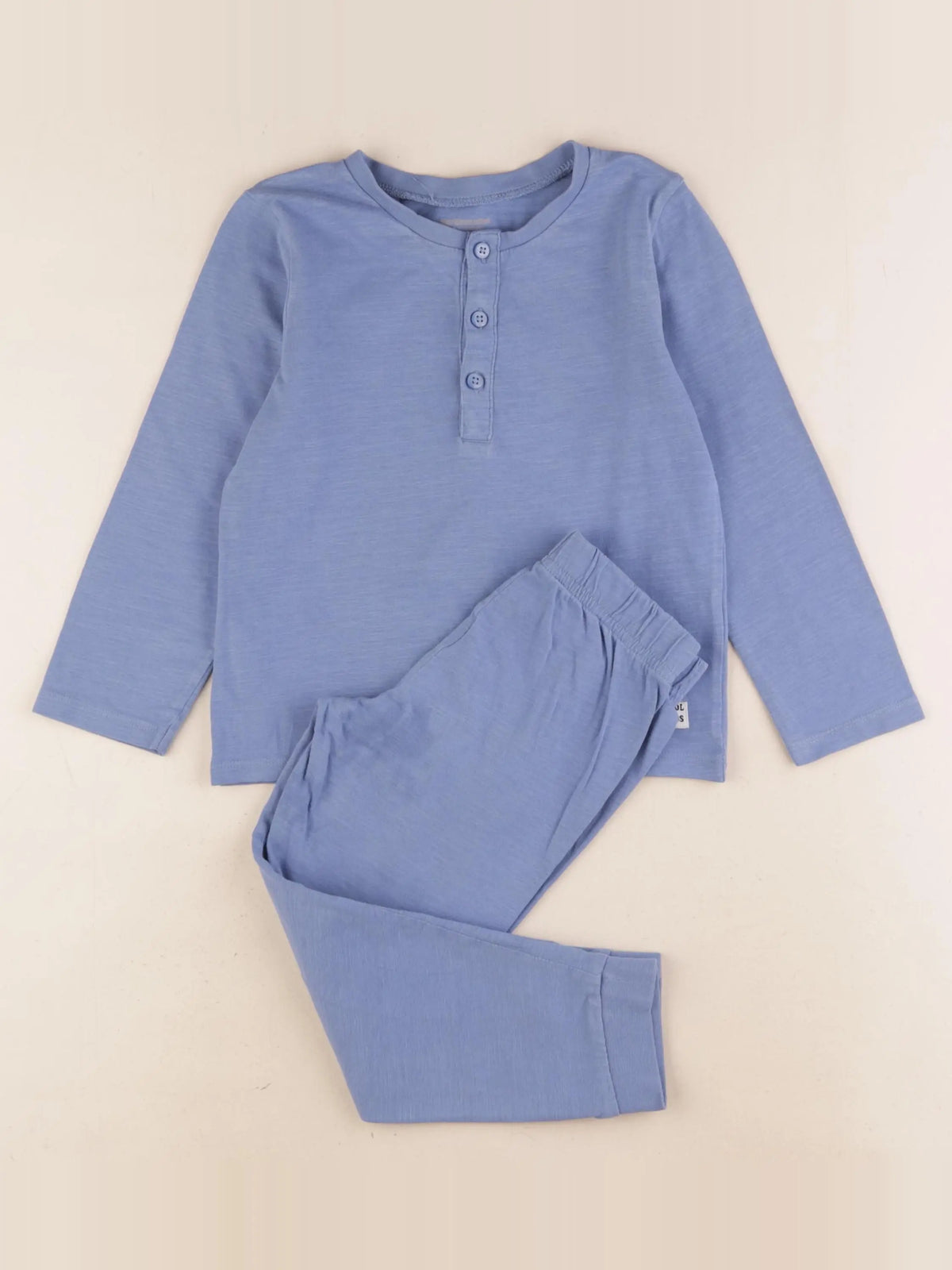 Vertbaudet - pyjama coton bleu - 4 ans