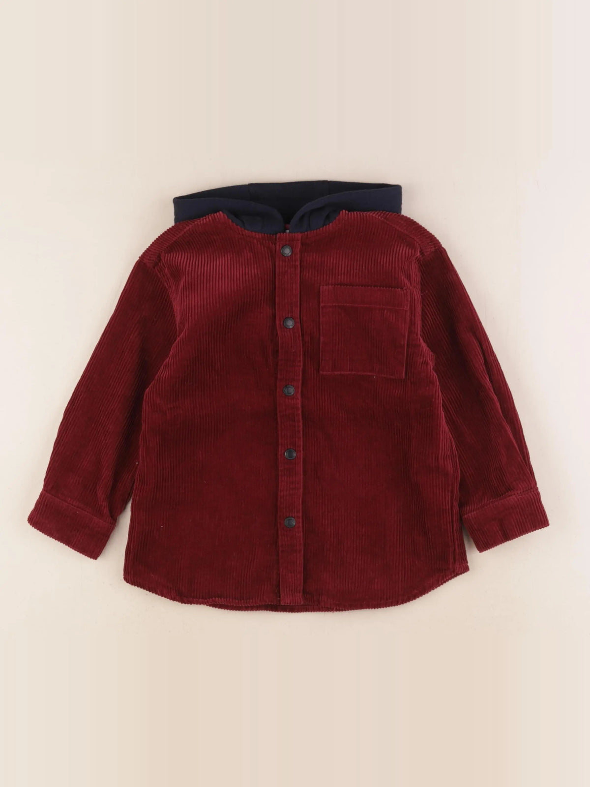 Vertbaudet - chemise rouge - 4 ans