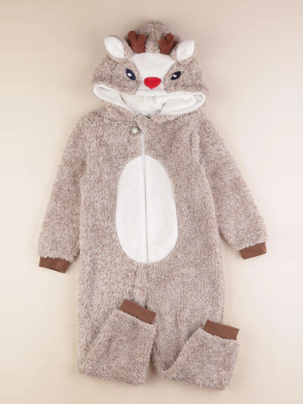 Vertbaudet - sur-pyjama marron - 5 ans