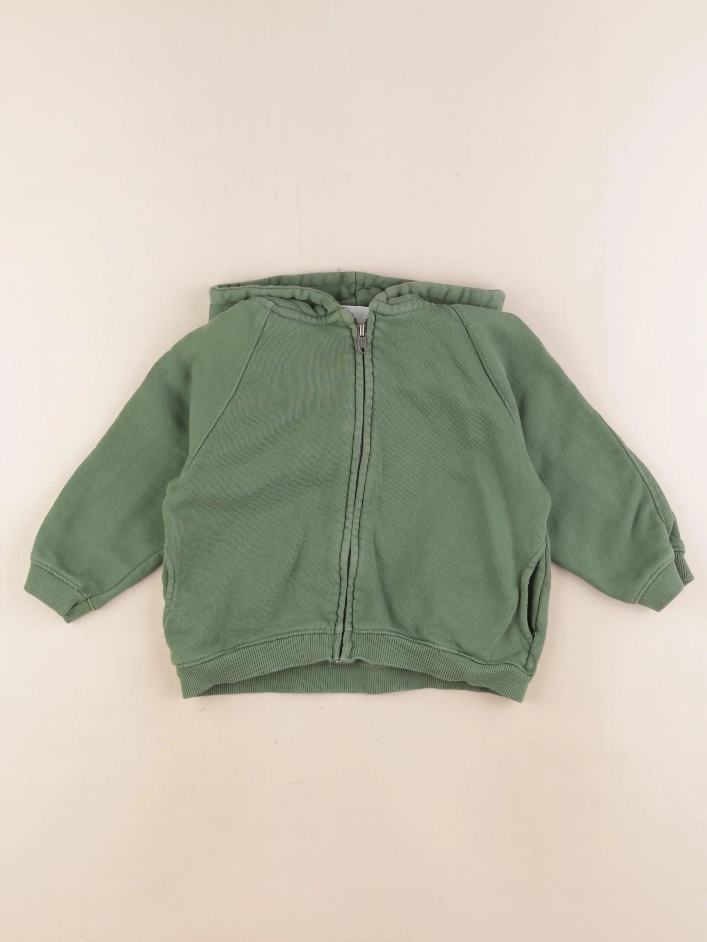 Zara - sweat vert - 18/24 mois