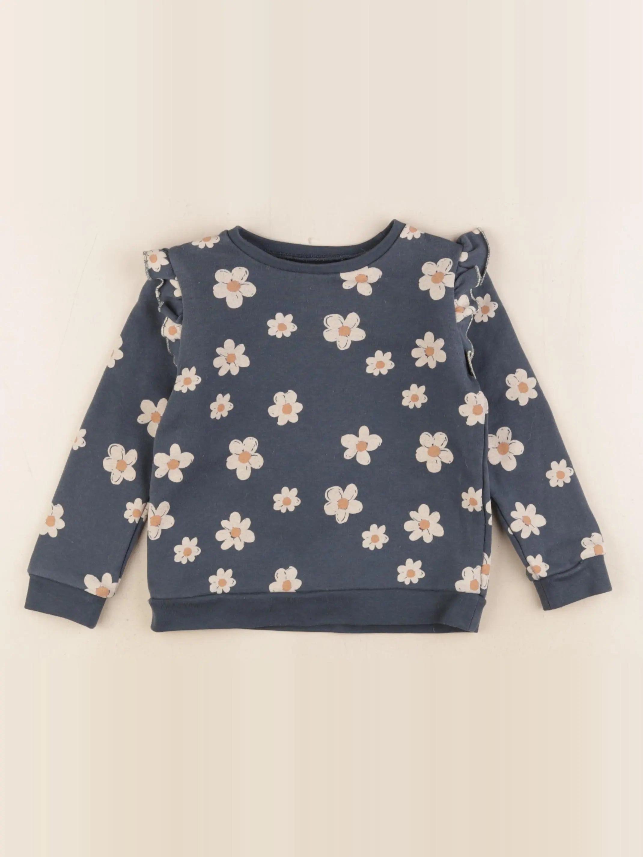 Vertbaudet - sweat bleu - 3 ans