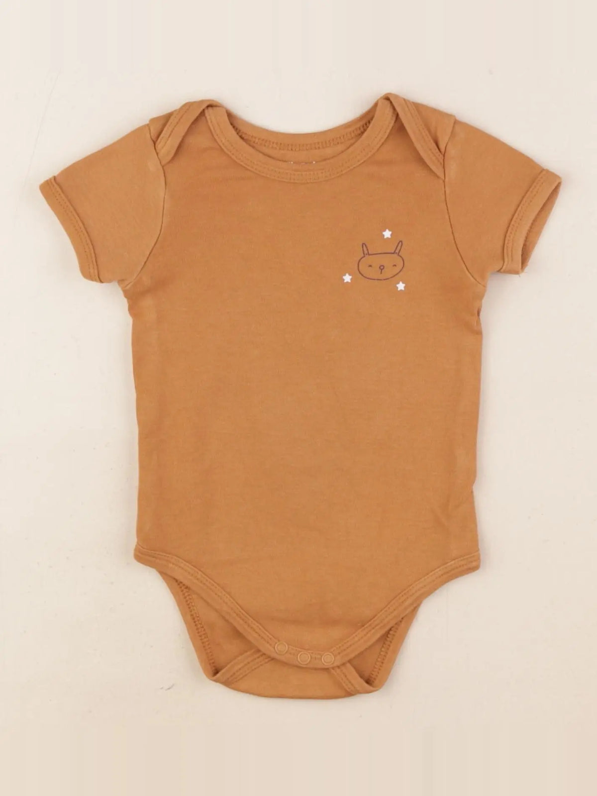 Vertbaudet - body marron - 6 mois