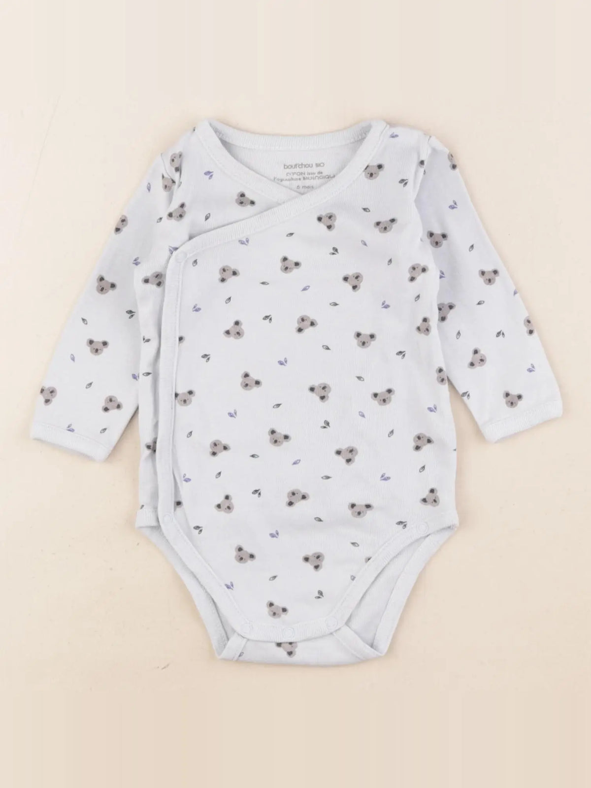 Boutchou - body bleu - 6 mois