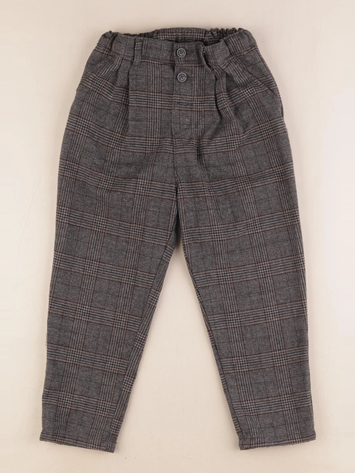 H&M - pantalon marron - 3/4 ans