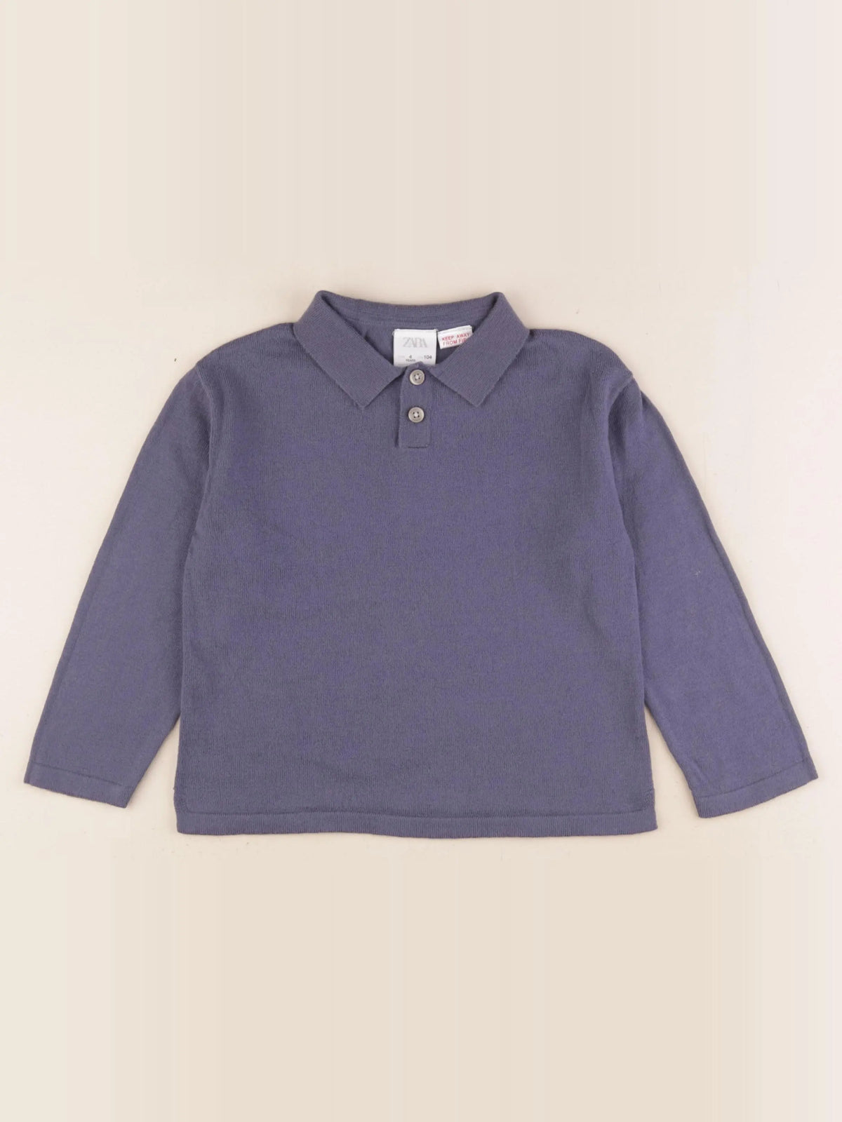 Zara - pull bleu - 4 ans