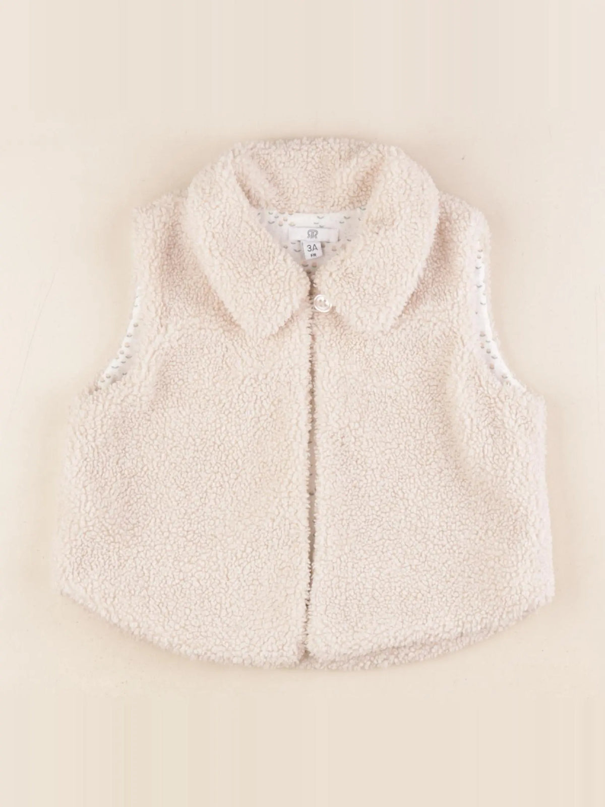La Redoute - gilet beige - 3 ans