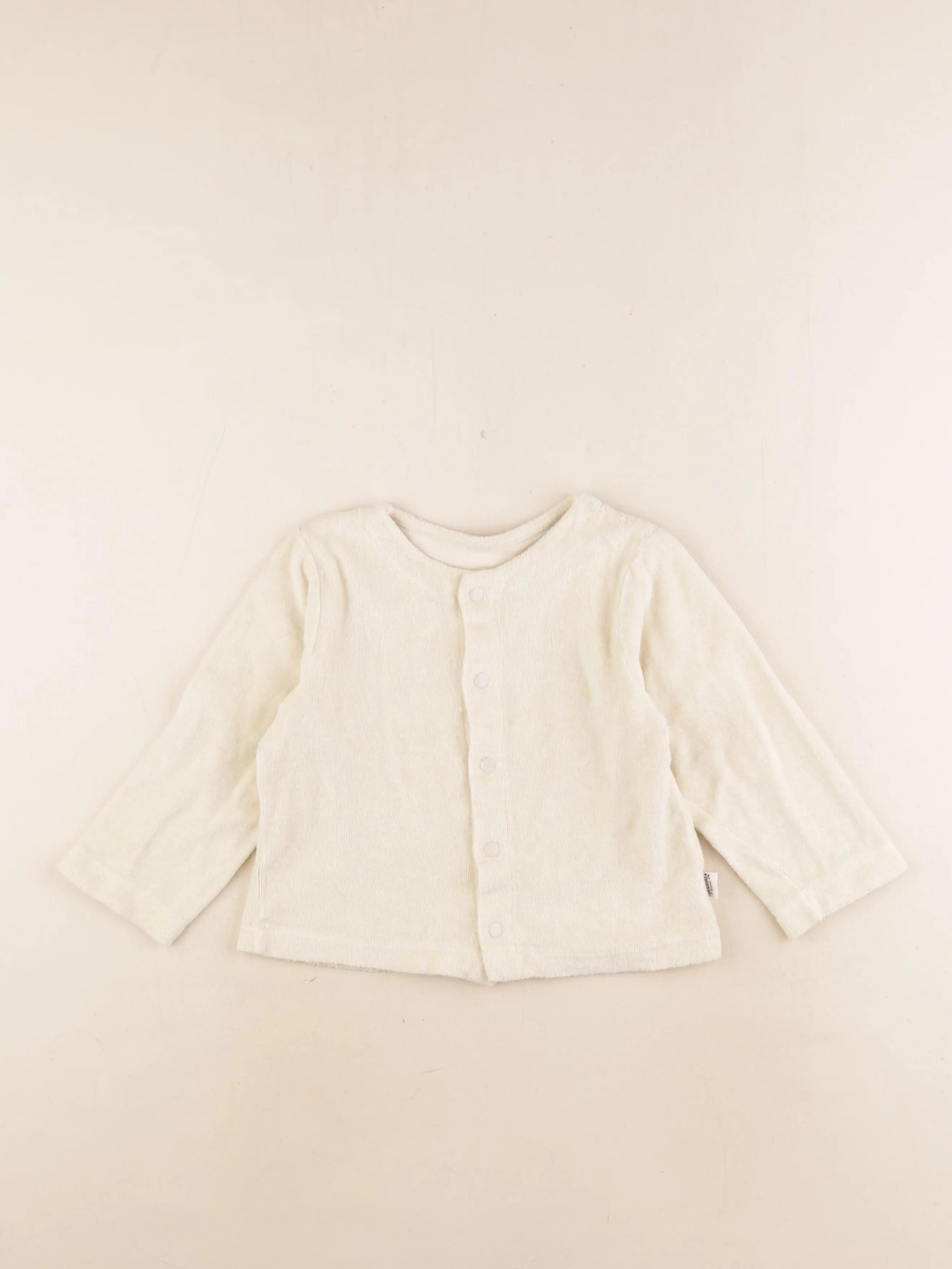 Poudre Organic - gilet beige - 3 ans