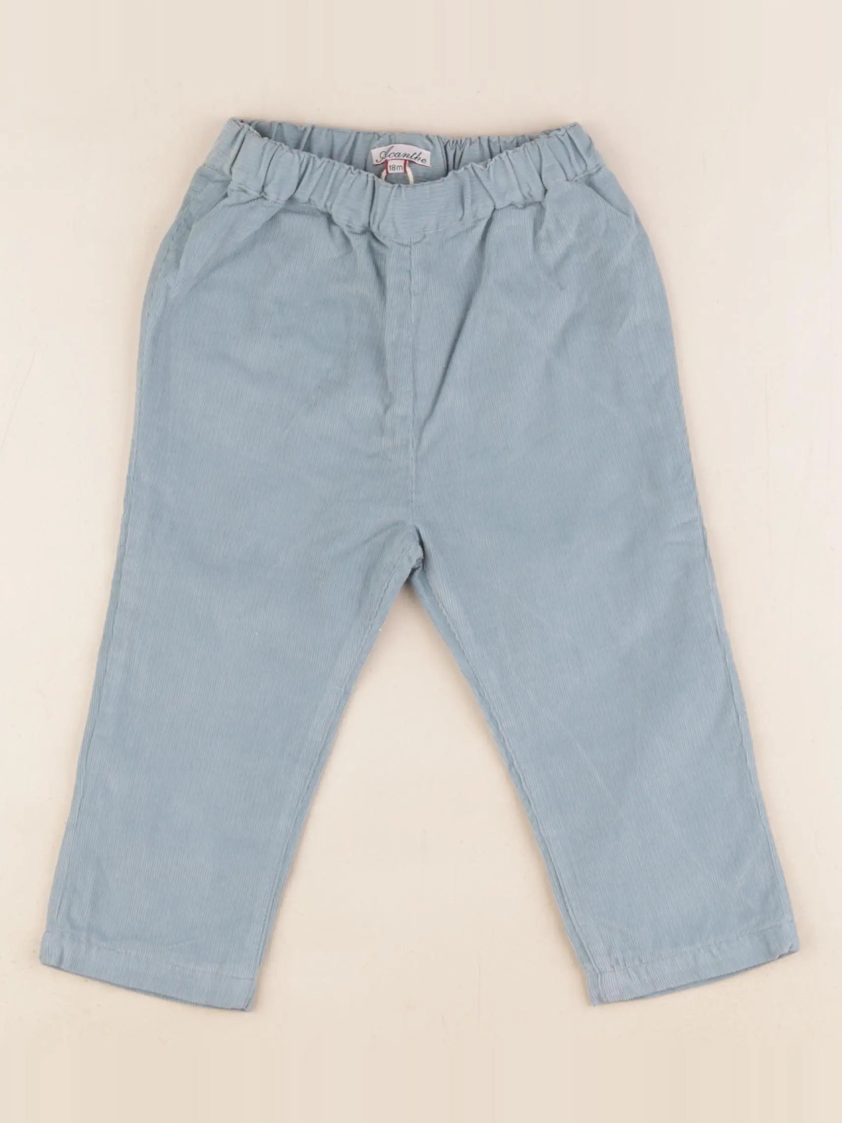 Acanthe - pantalon bleu - 18 mois