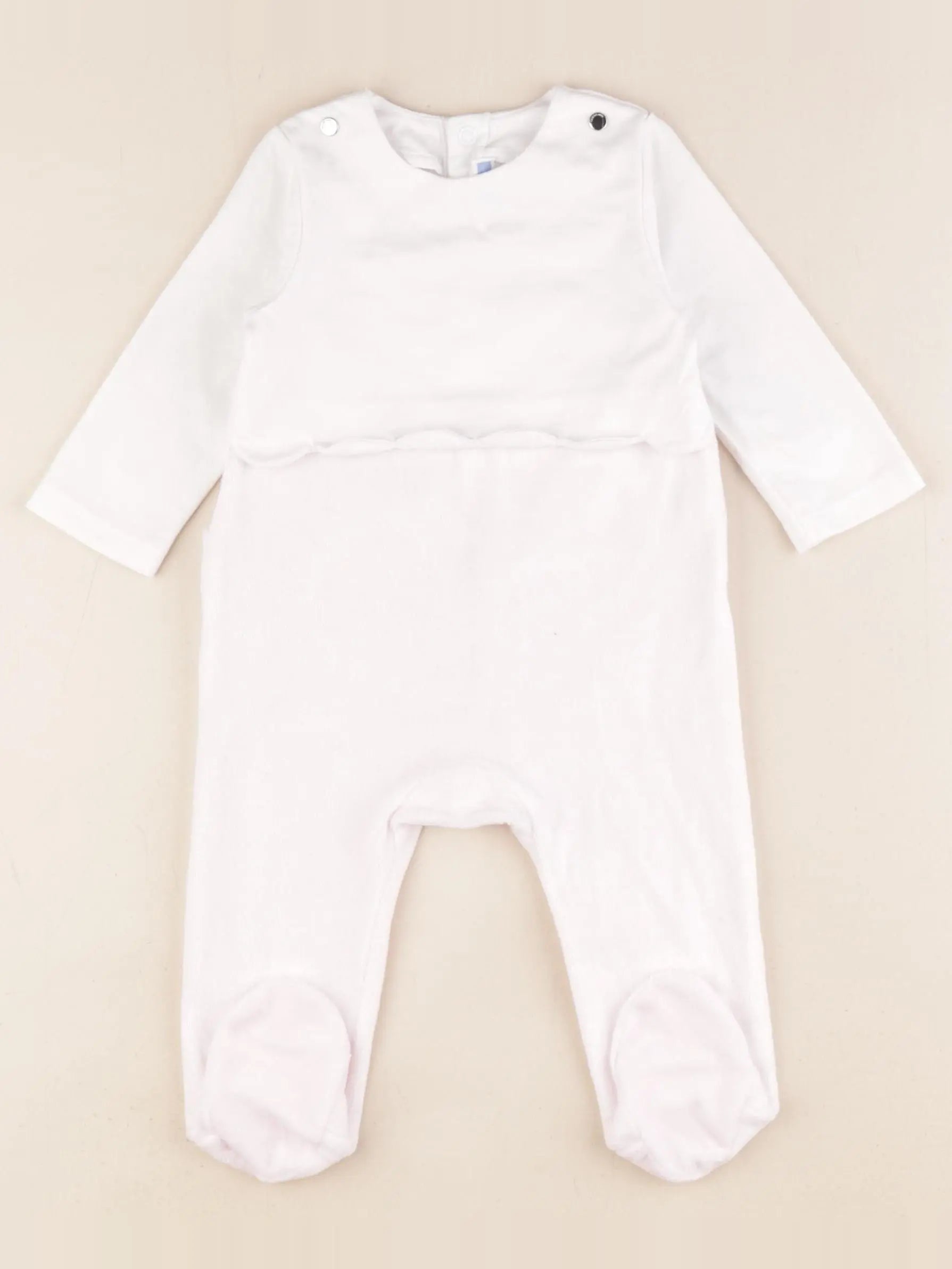 Jacadi - pyjama coton blanc - 6 mois