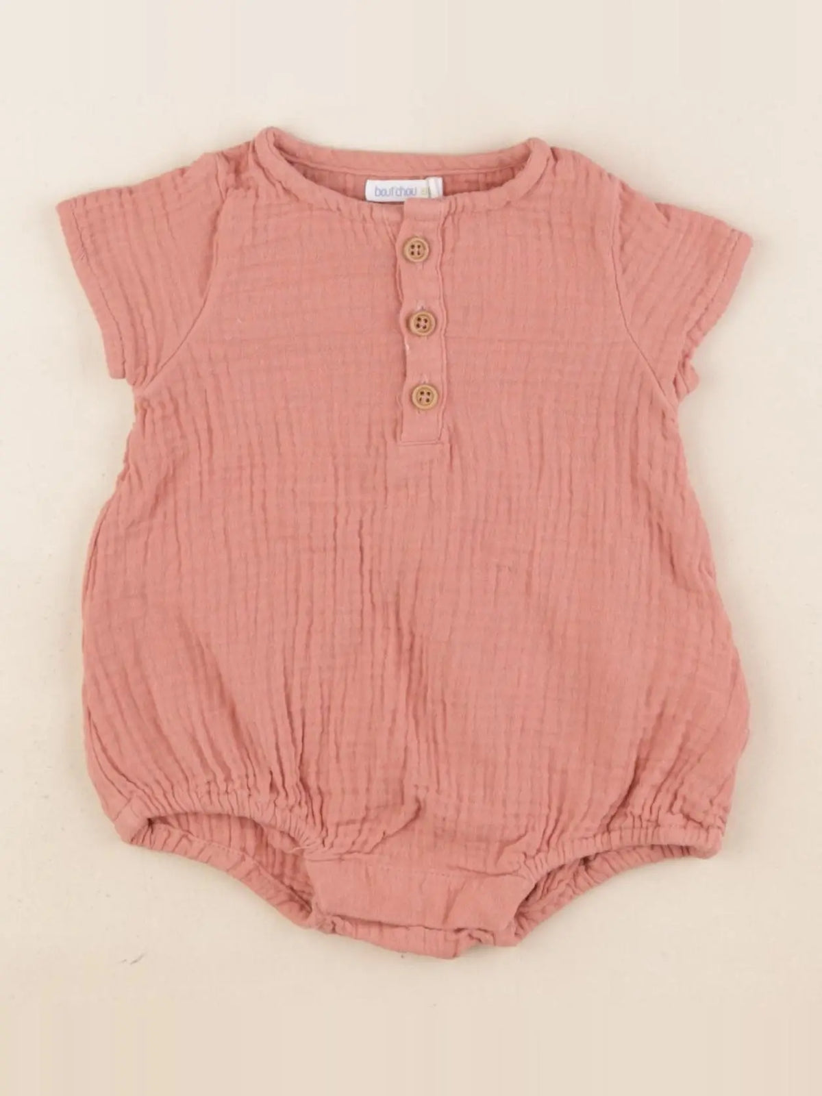 Boutchou - combinaison rose - 1 mois
