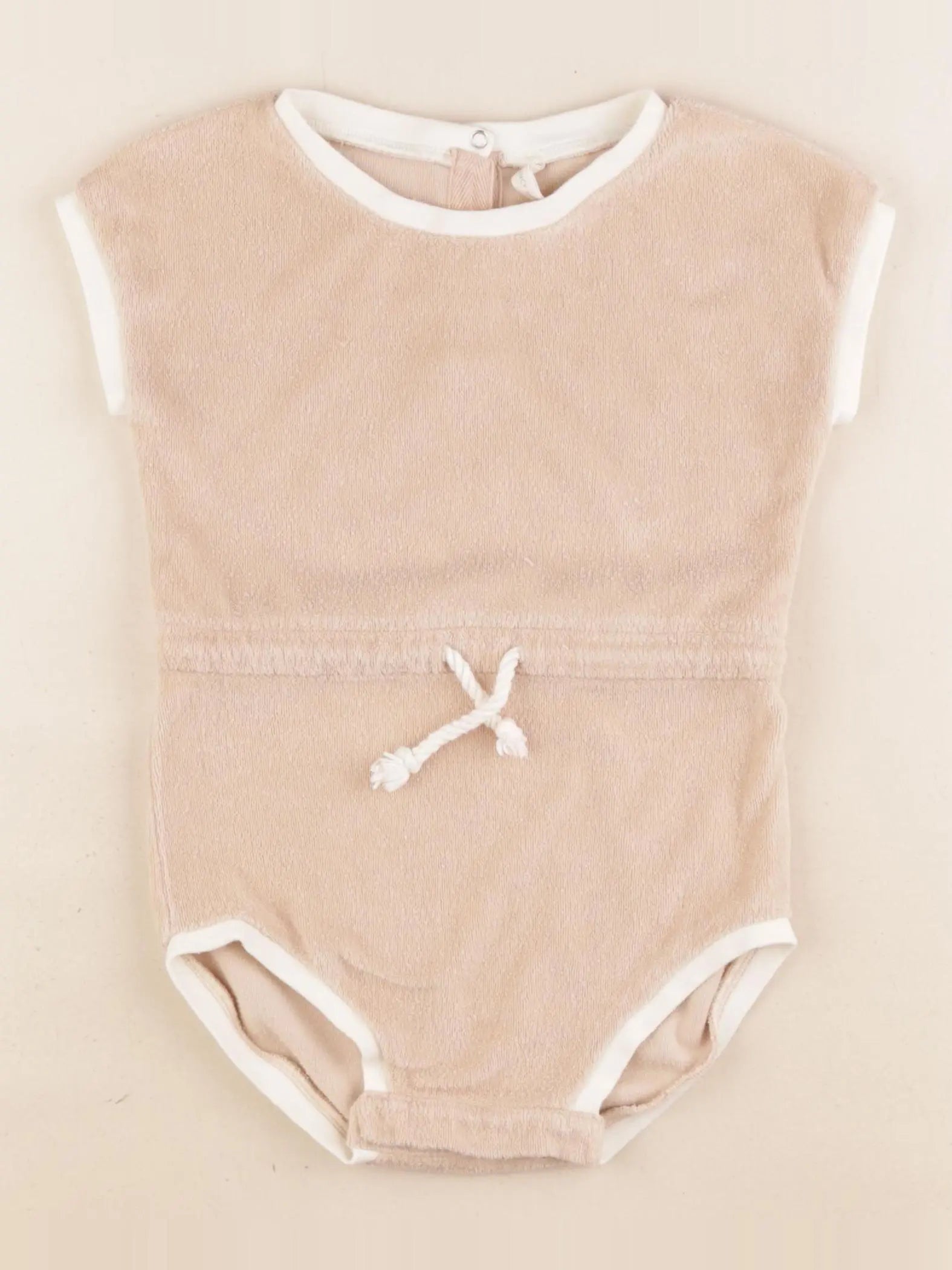 Quincy Mae - combinaison beige - 2/3 ans