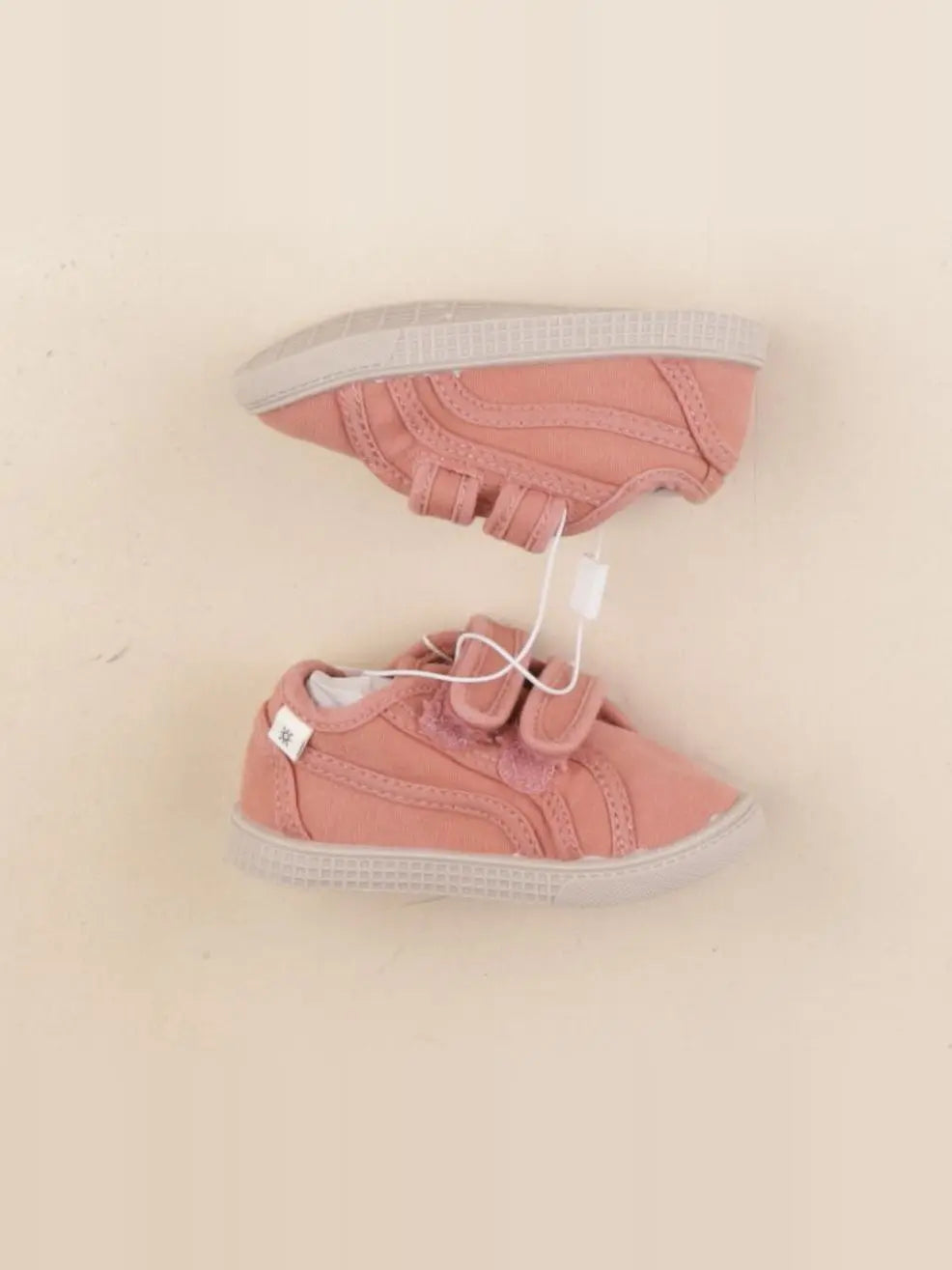 Zara - tennis à scratch/ lacets rose - pointure 20