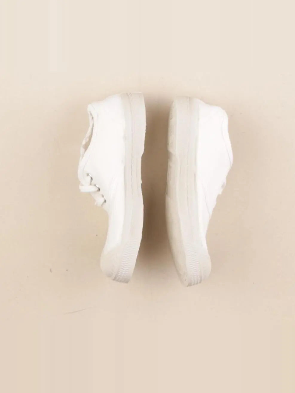 Bensimon - tennis à scratch/ lacets blanc - pointure 23
