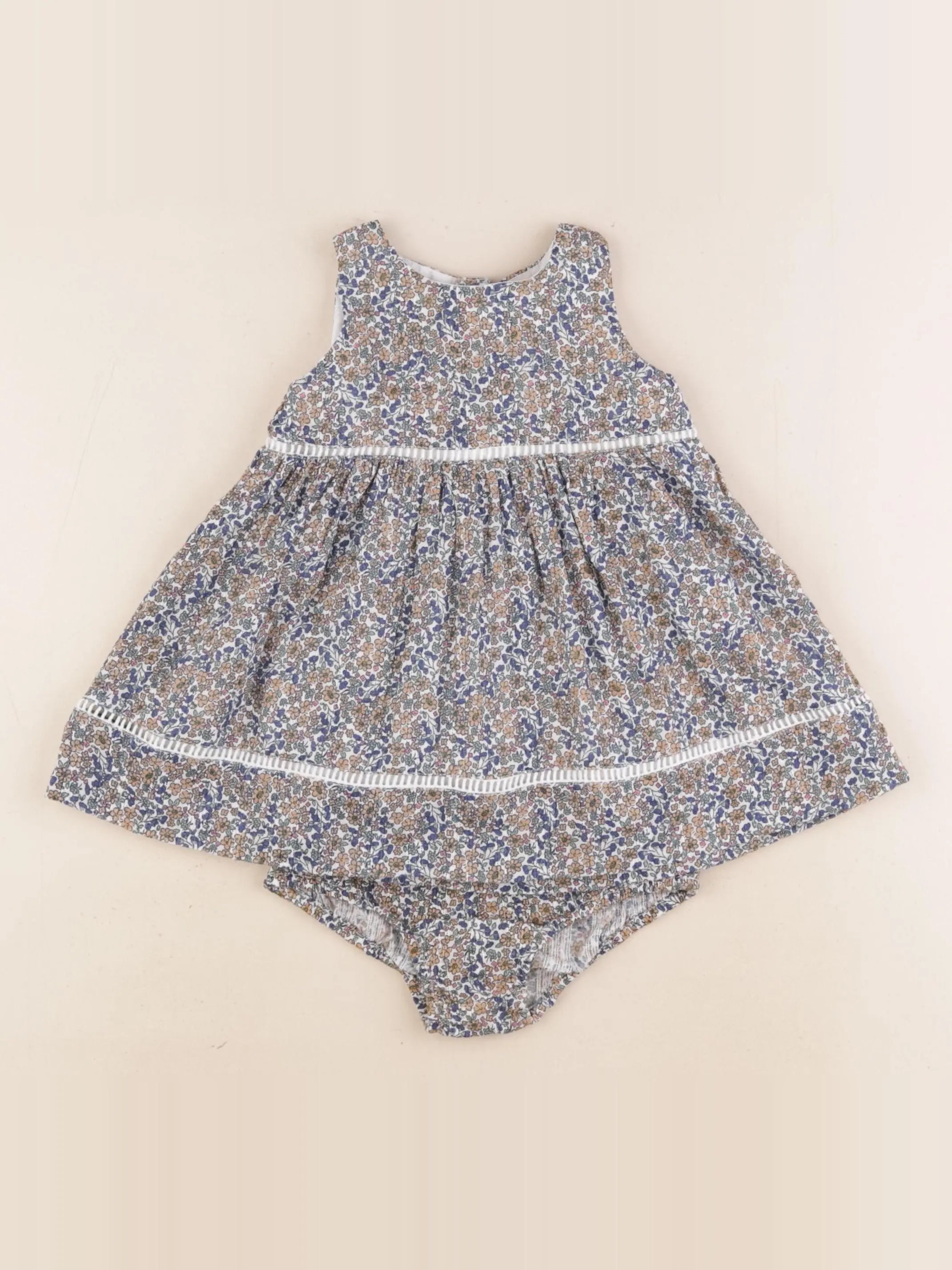Boutchou - robe multicolore - 6 mois
