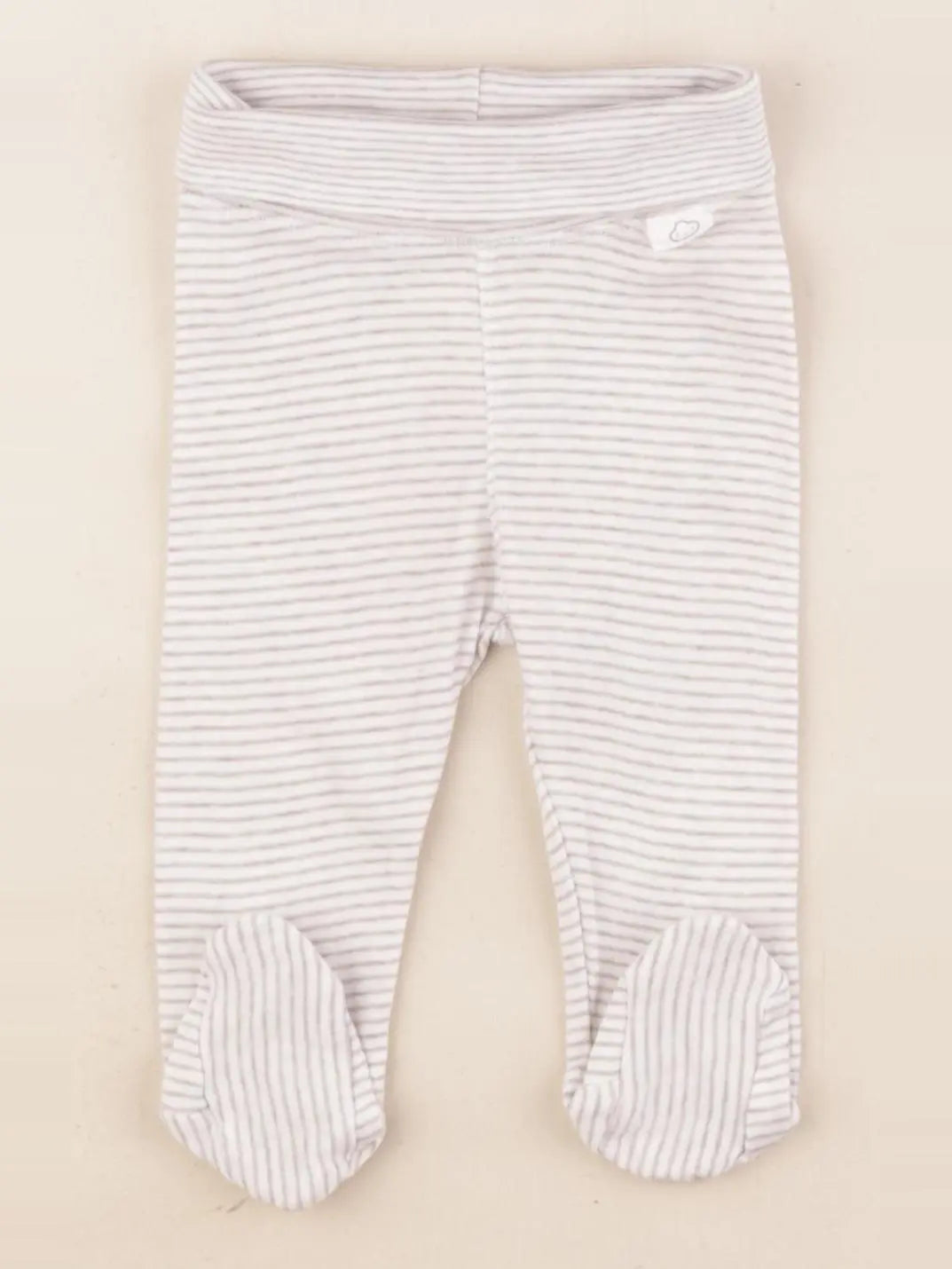 H&M - legging beige - 1/2 mois