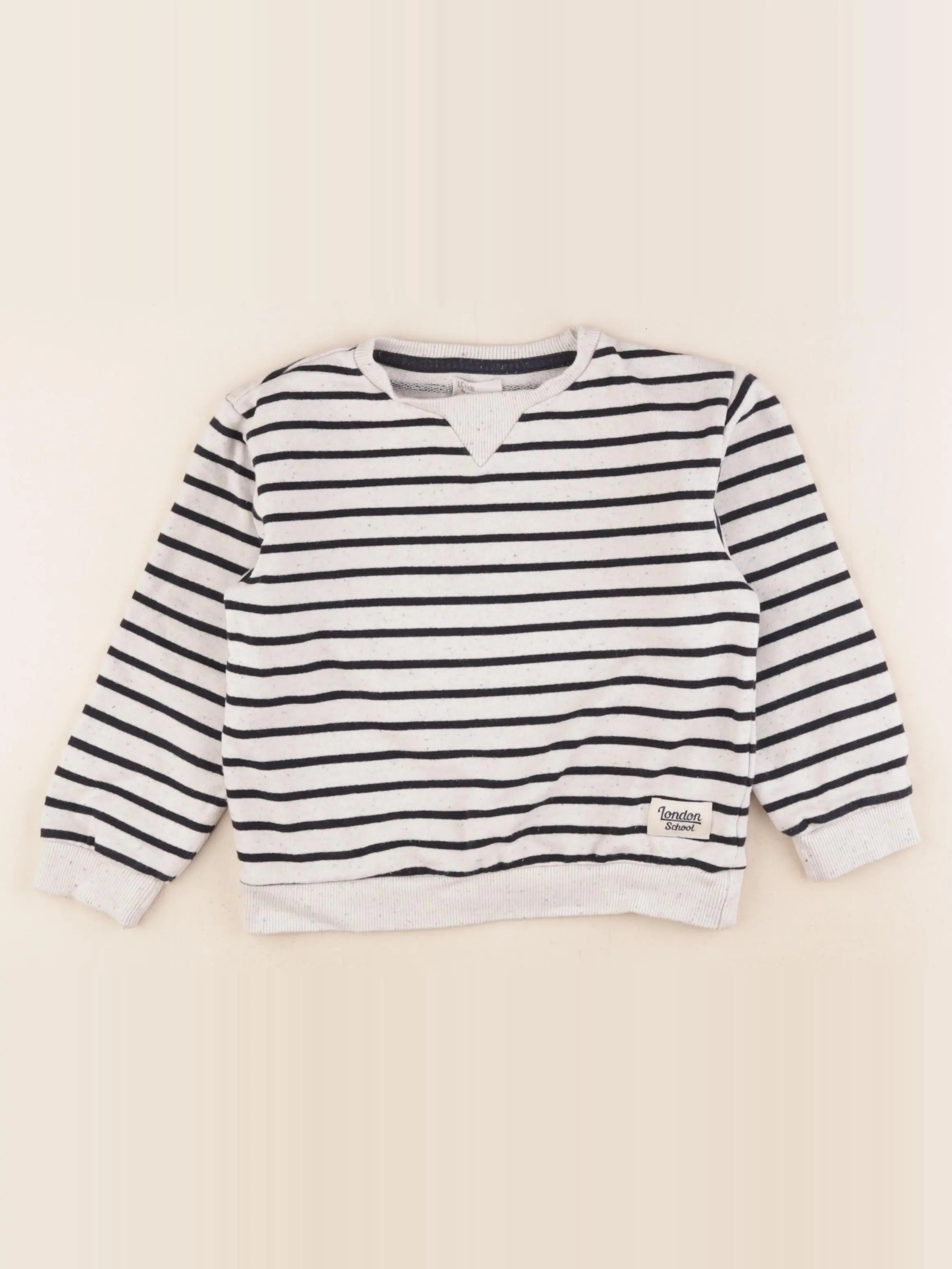 Little Cigogne - sweat beige - 5 ans