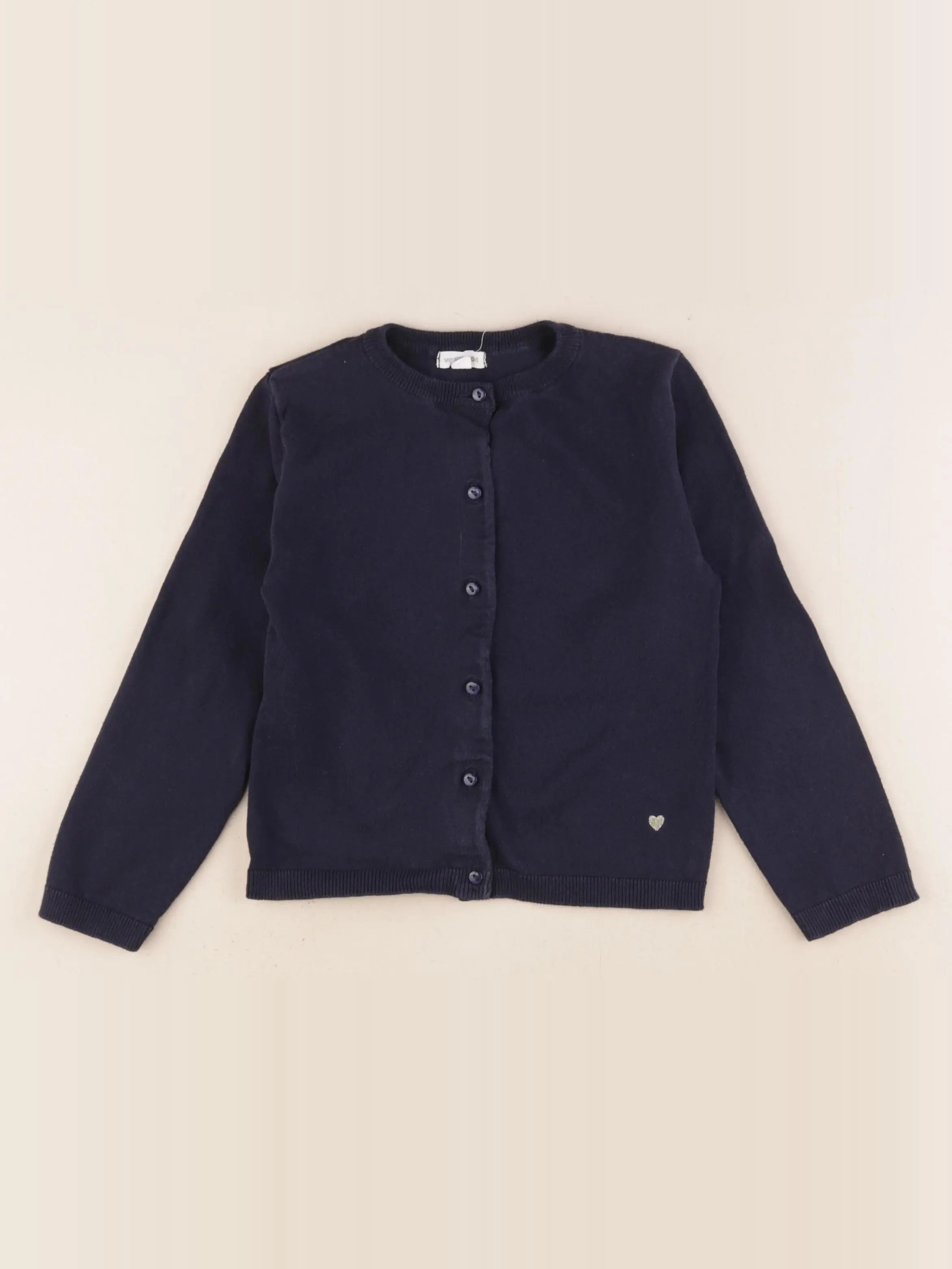 Vertbaudet - gilet bleu - 6 ans